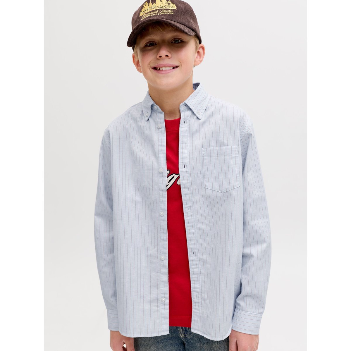 Chemise Oxford cashmere blue, JACK & JONES JUNIOR