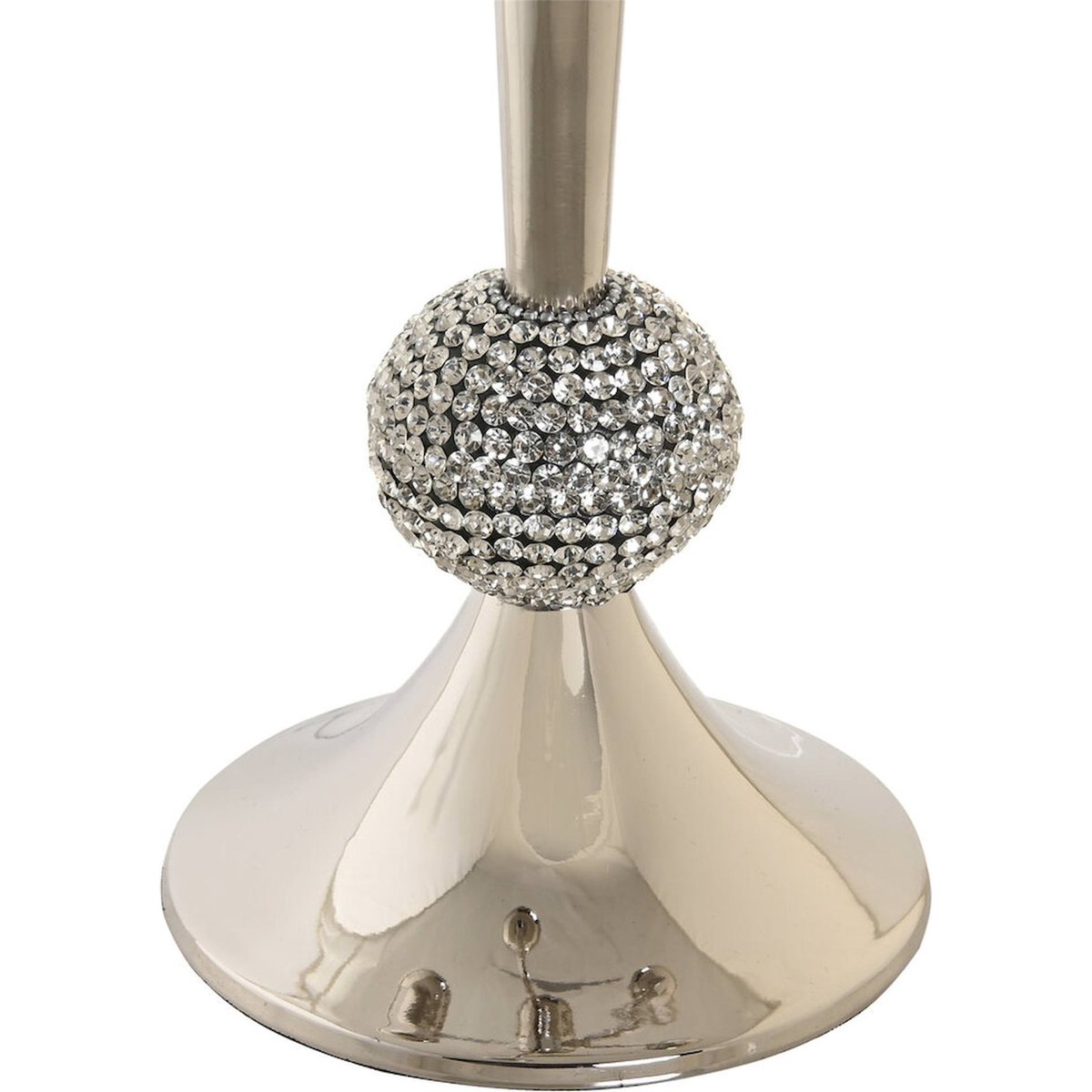 Chandelier carré en aluminium, GLAM CAMILA argent brillant effet chromé, RECOLLECTION