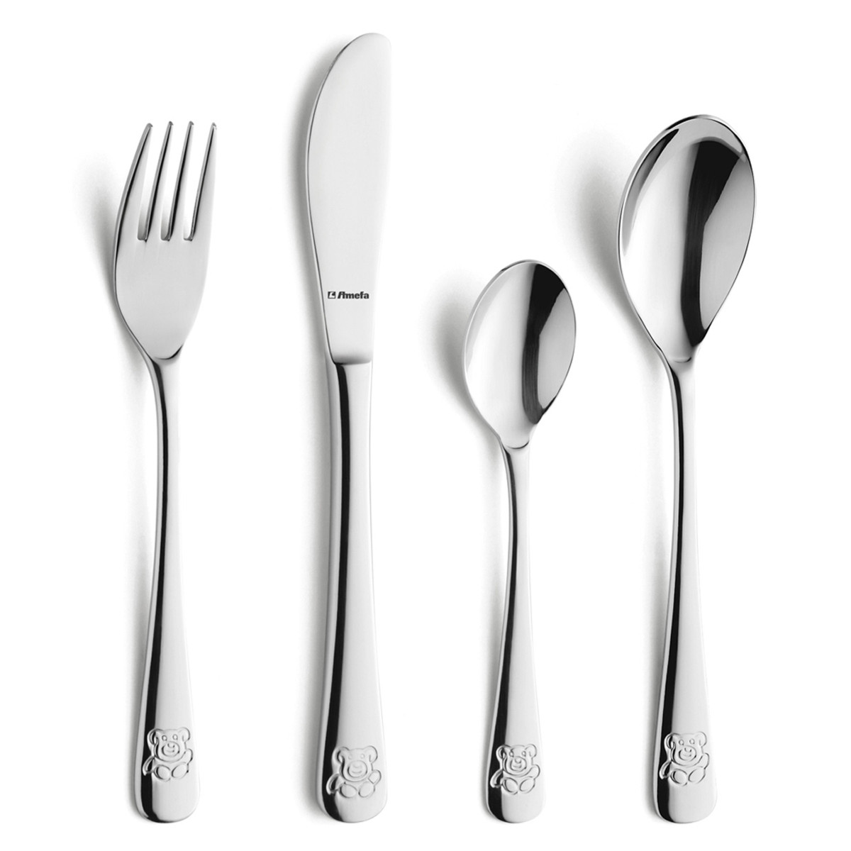 Service 4 couverts enfants - OURSON 2 inox, AMEFA