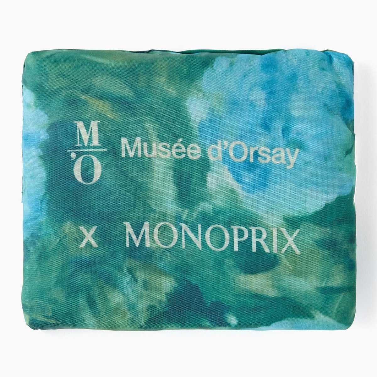 Sac de caisse Musée d'Orsay, 40x11x30cm , en polyester recyclé vert melange, MONOPRIX