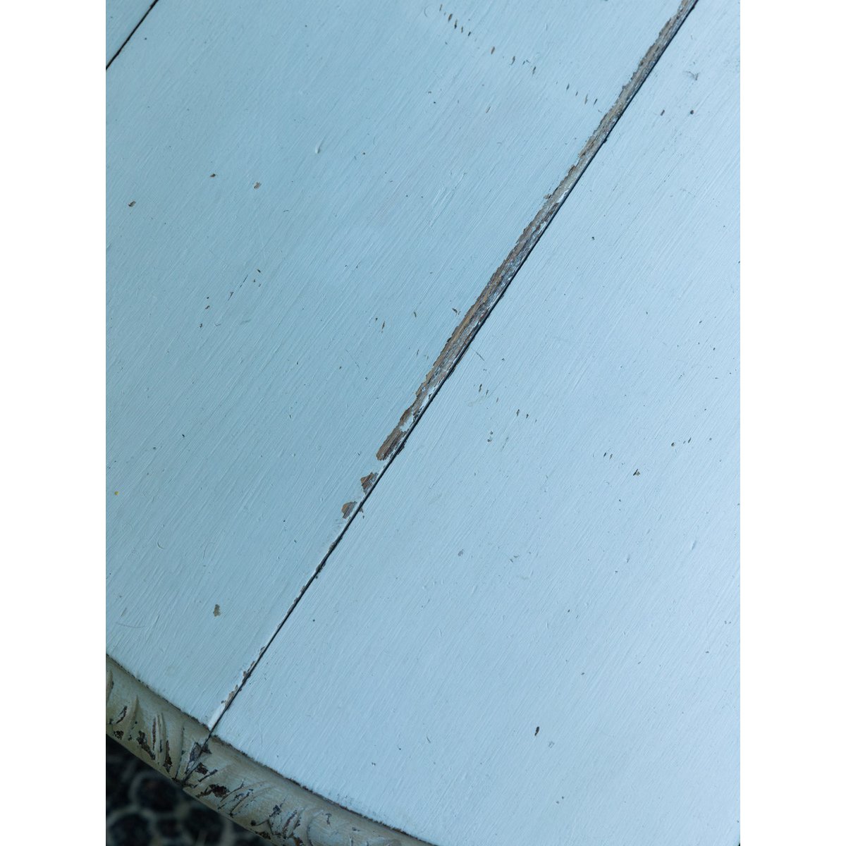 Table à manger ovale pour 4 personnes Romy N°1590 - Bon état blanc, DEBONGOUT