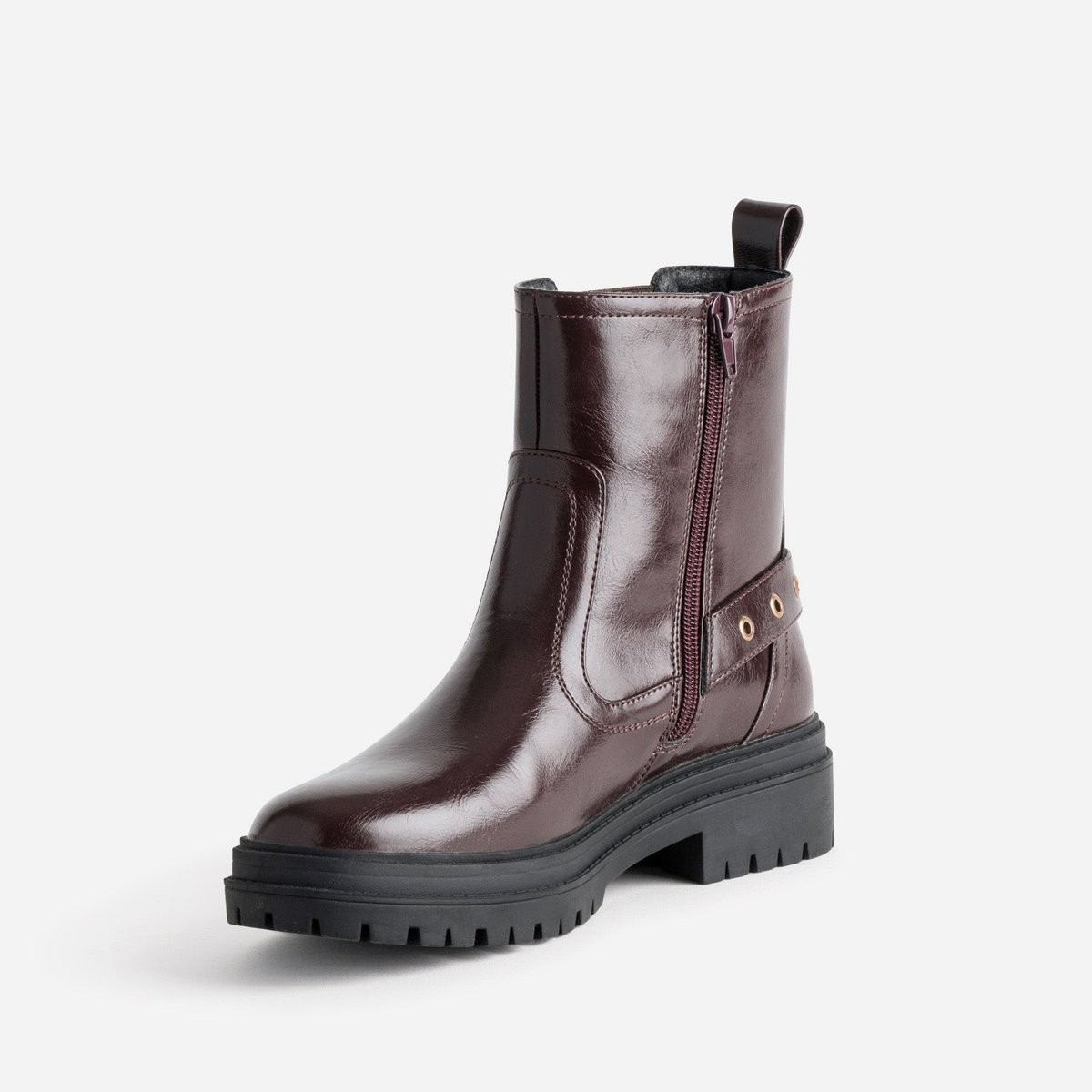 Boots LENITA bordeaux, TEXTO