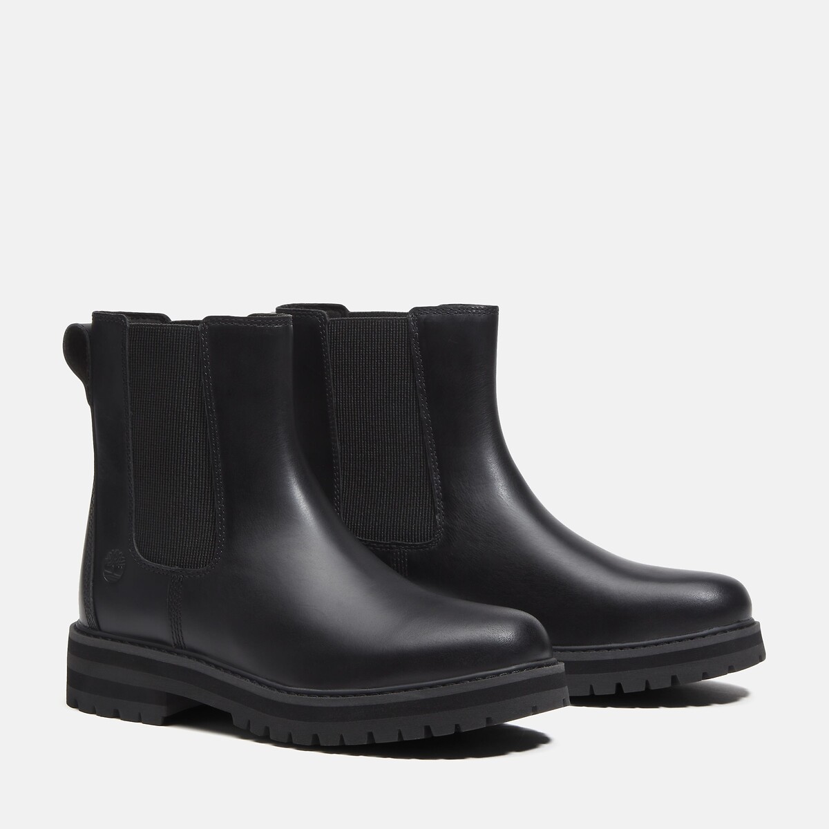 Britton Drive Mid Chelsea Leather Ankle Boots black, TIMBERLAND