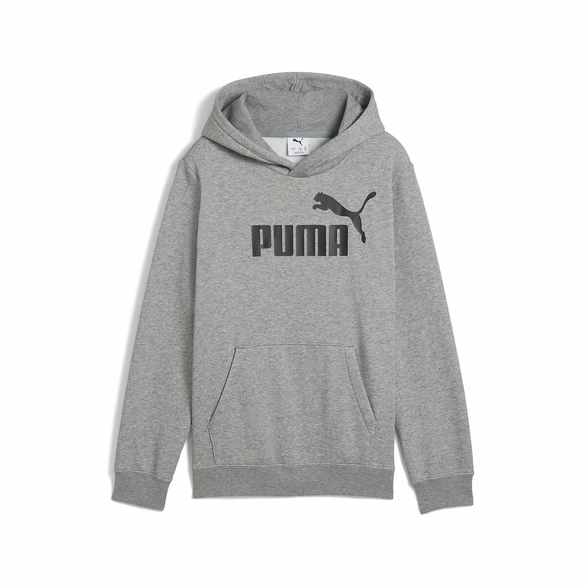Sweat à capuche en molleton gris, PUMA