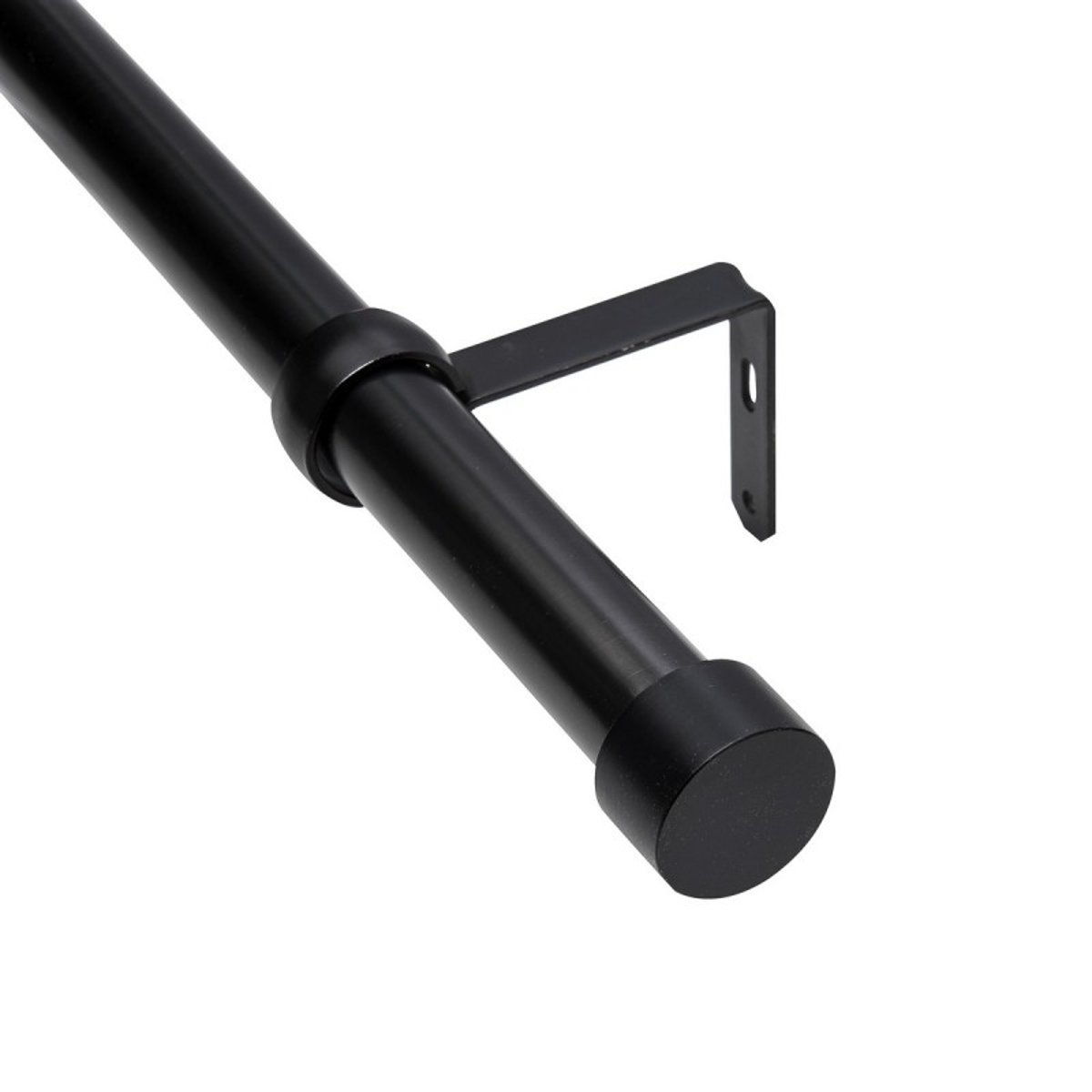 Tringle à rideaux simple extensible métal  CAPPA noir, UMBRA