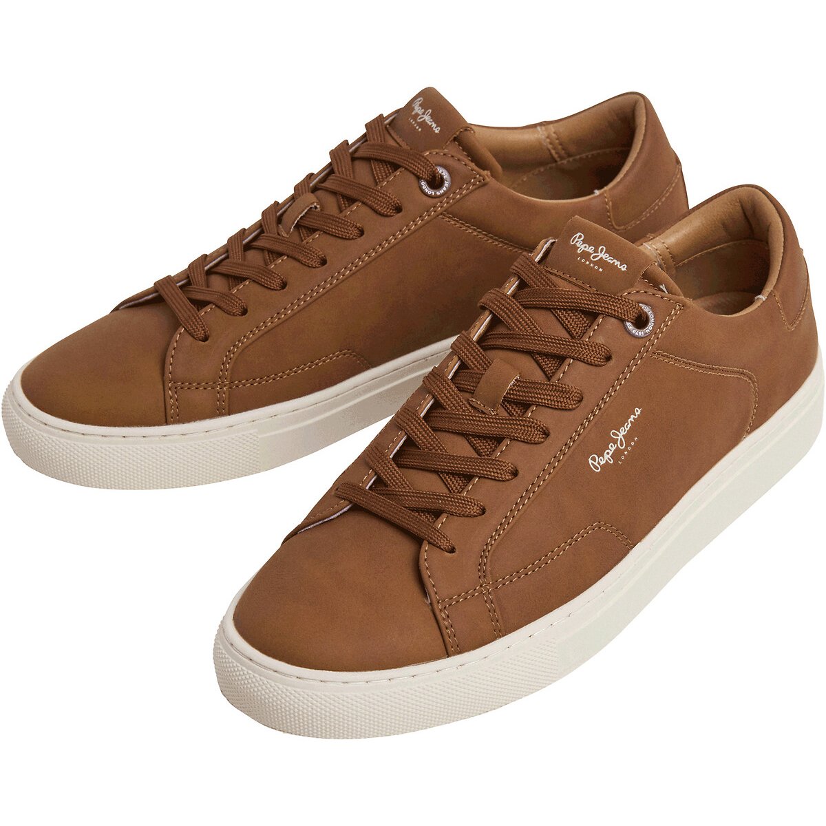 Lage sneakers Joe Basic camel, PEPE JEANS