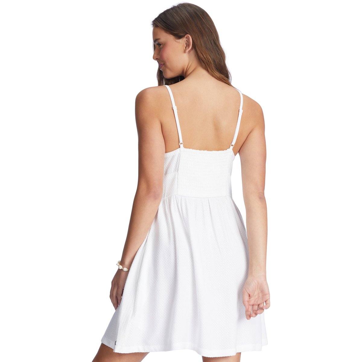Robe à bretelles BRIGHT LIGHT. blanc snow white, ROXY