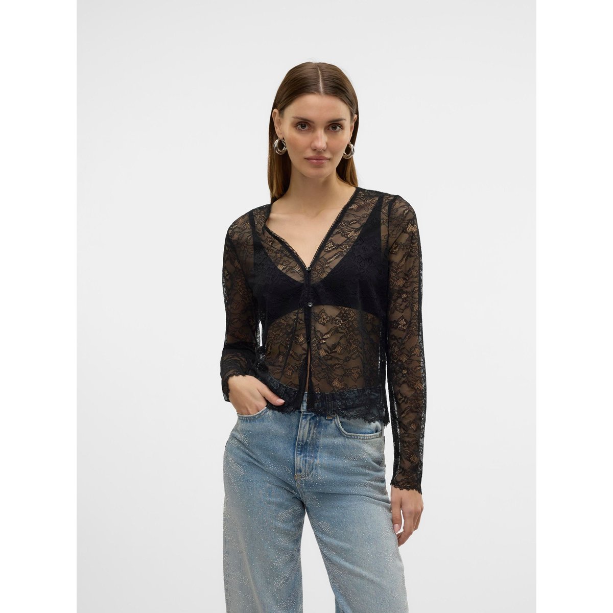 Cardigan black, VERO MODA