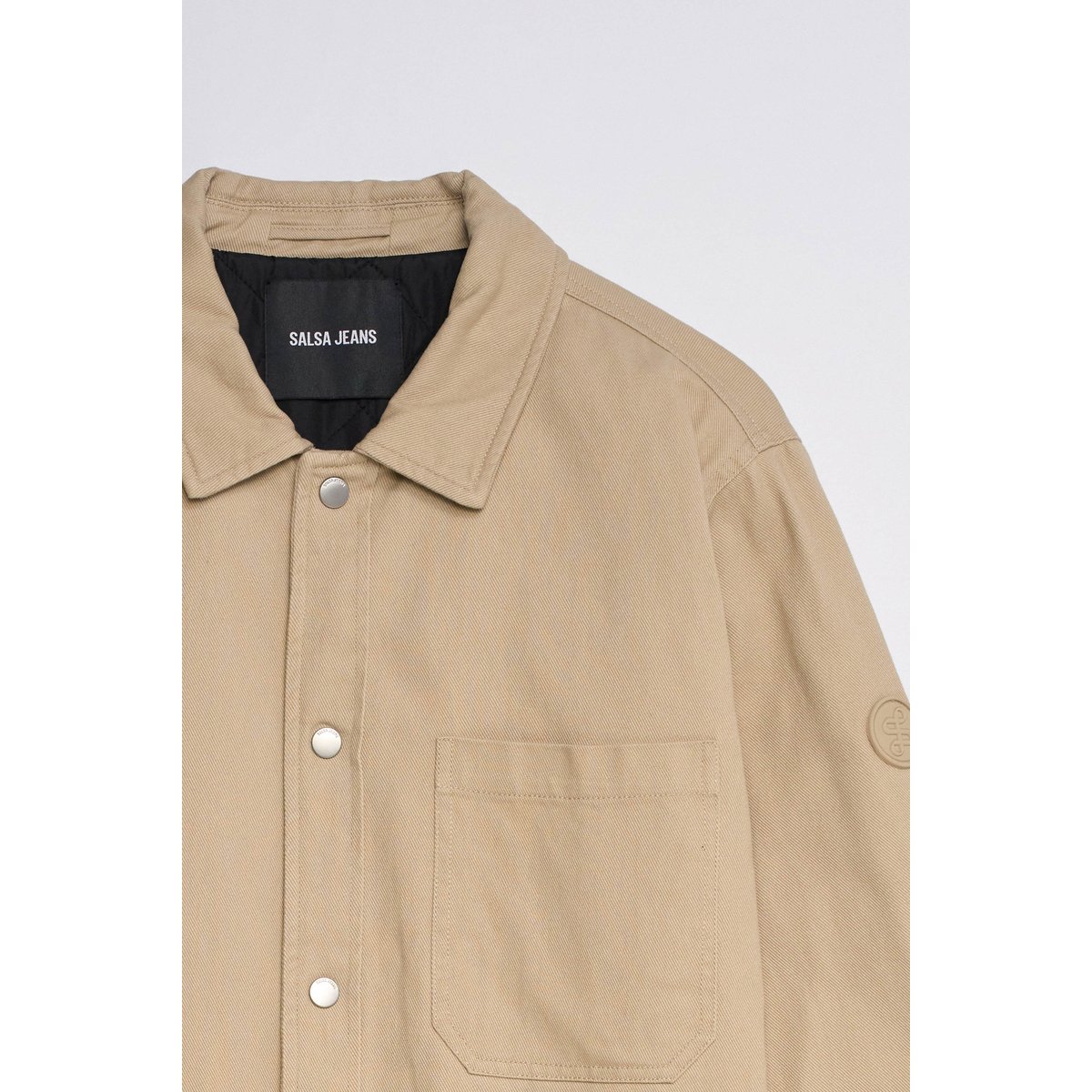 SURCHEMISE REGULAR FIT beige, SALSA JEANS