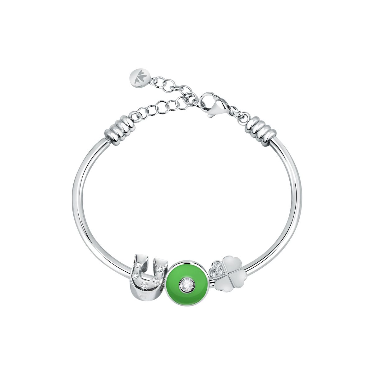 Bracelet en Acier, Émail, Cristaux DROPS silver, MORELLATO