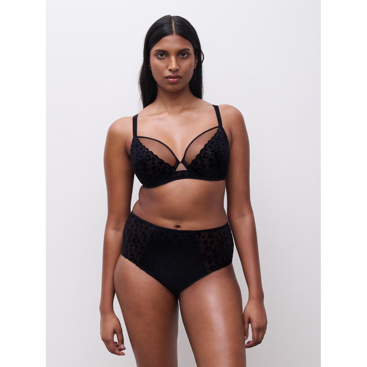 Culotte taille haute GIRLS noir, CHANTELLE PULP