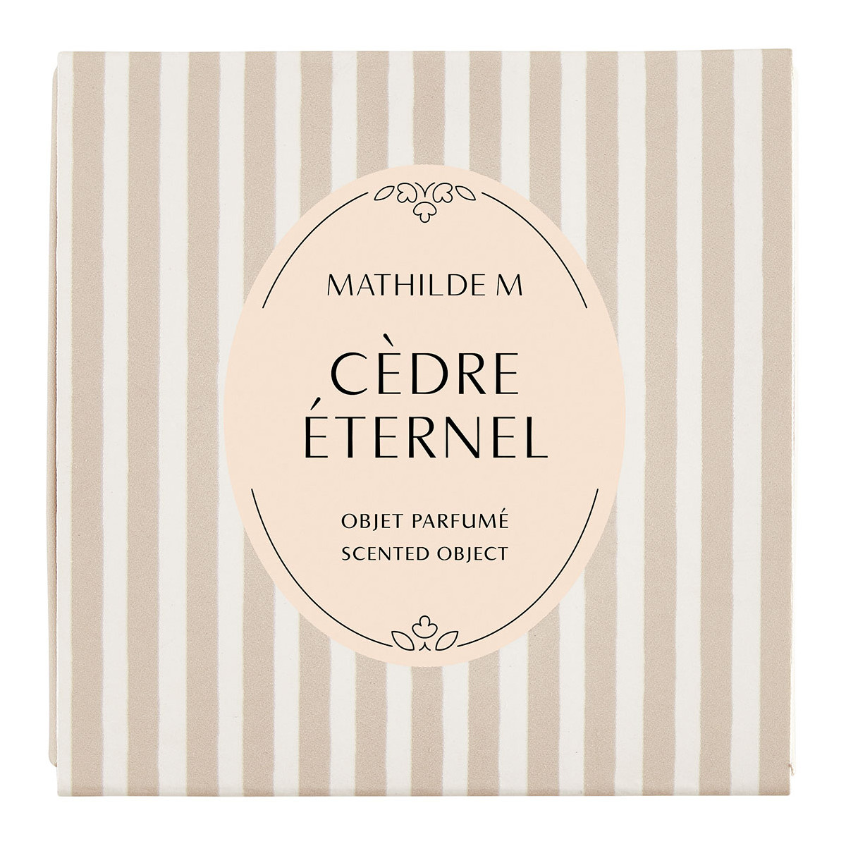 Coffret 4 fondants parfumés CÈDRE ÉTERNEL blanc, MATHILDE M