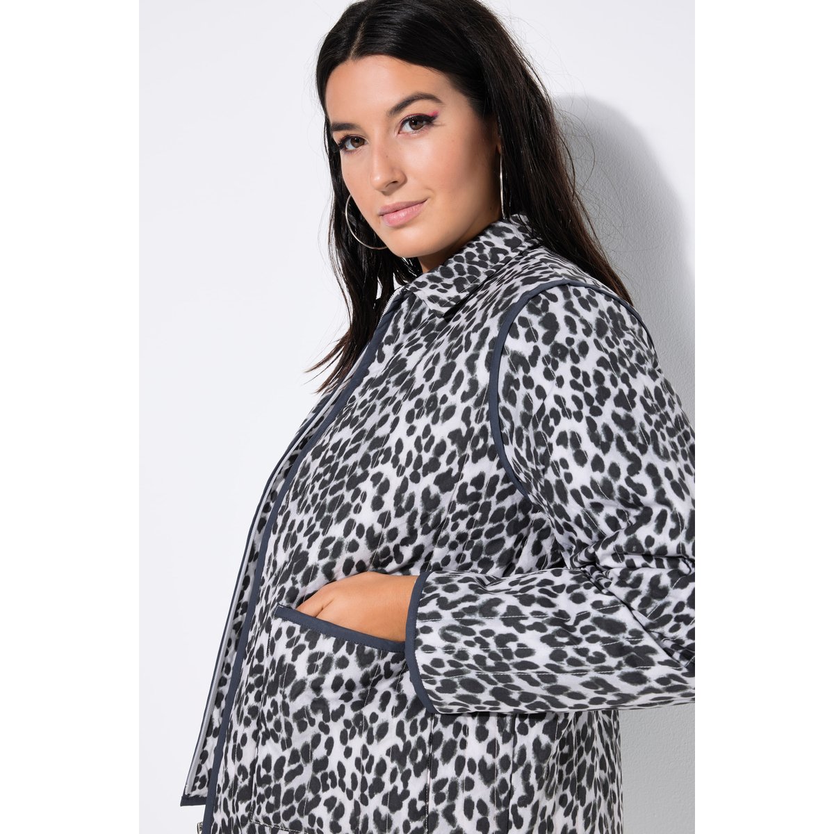 Veste matelassée oversize gris pierre, STUDIO UNTOLD