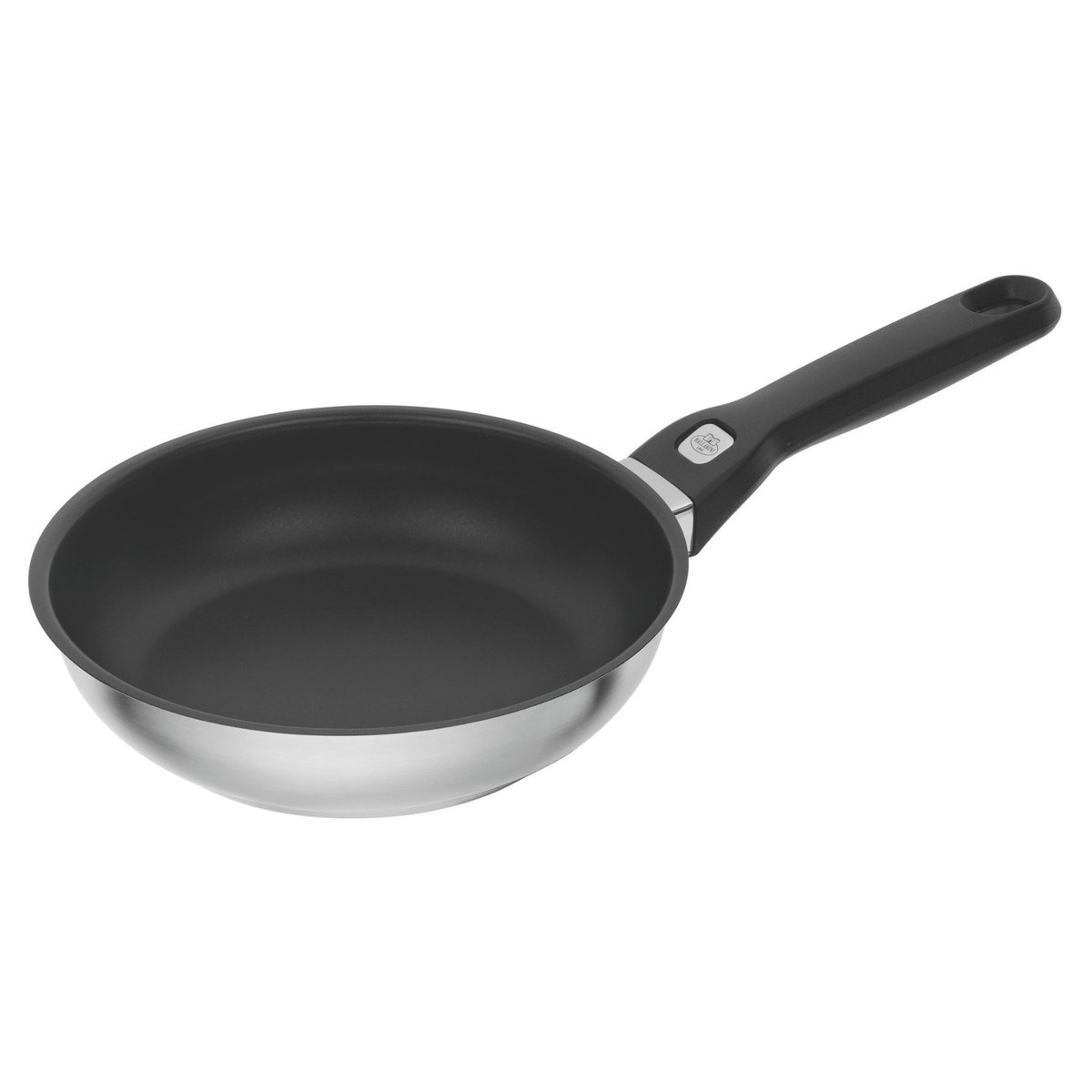Poêle 20 cm, Inox 18/10, Noir argenté noir argenté, BALLARINI