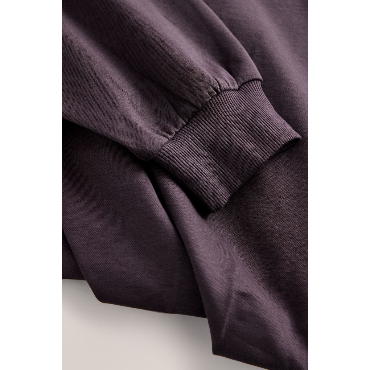 Sweat ras du cou effet bouffant violet prune, NEXT