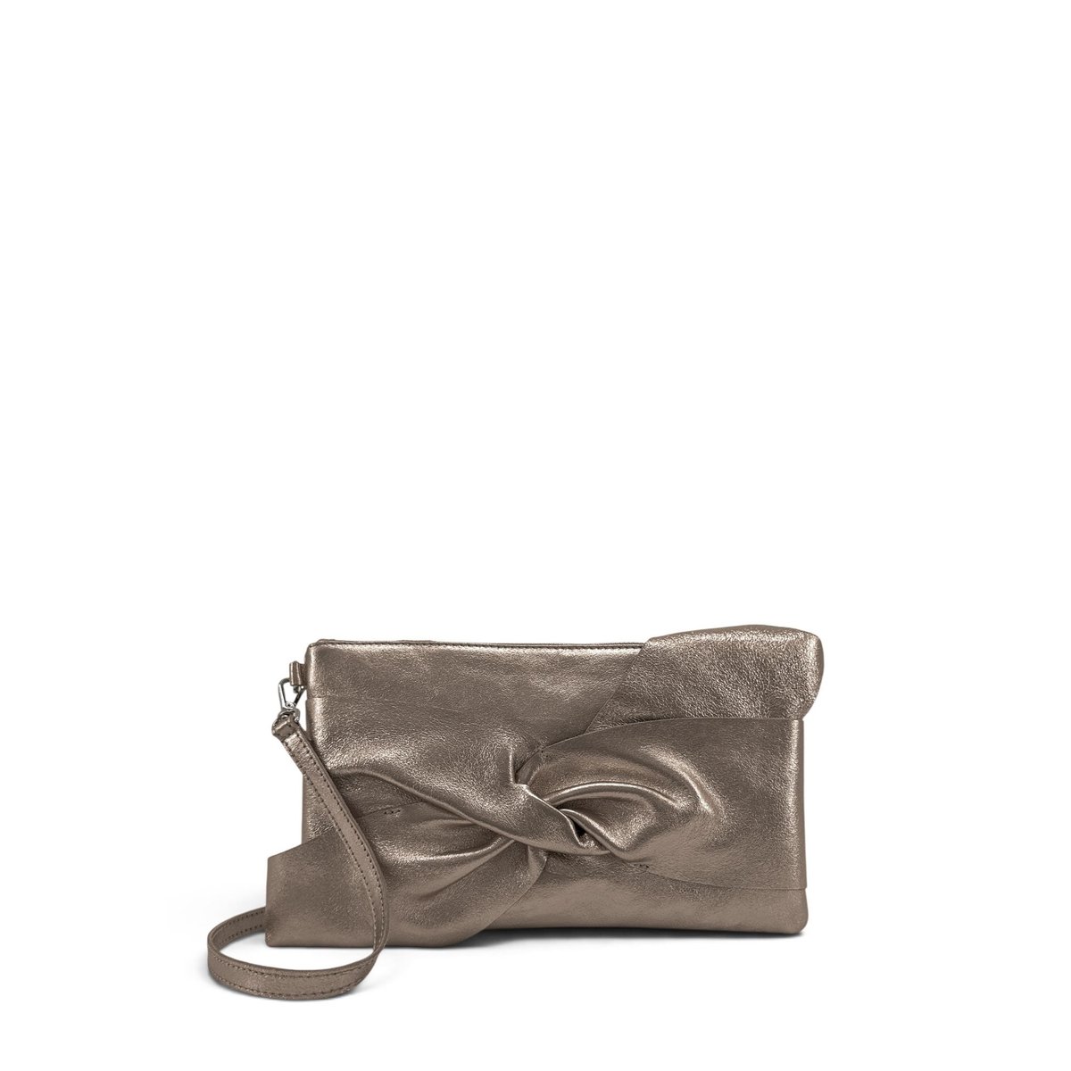 Pochette en cuir irisé SHERAZADE champagne, OH MY BAG
