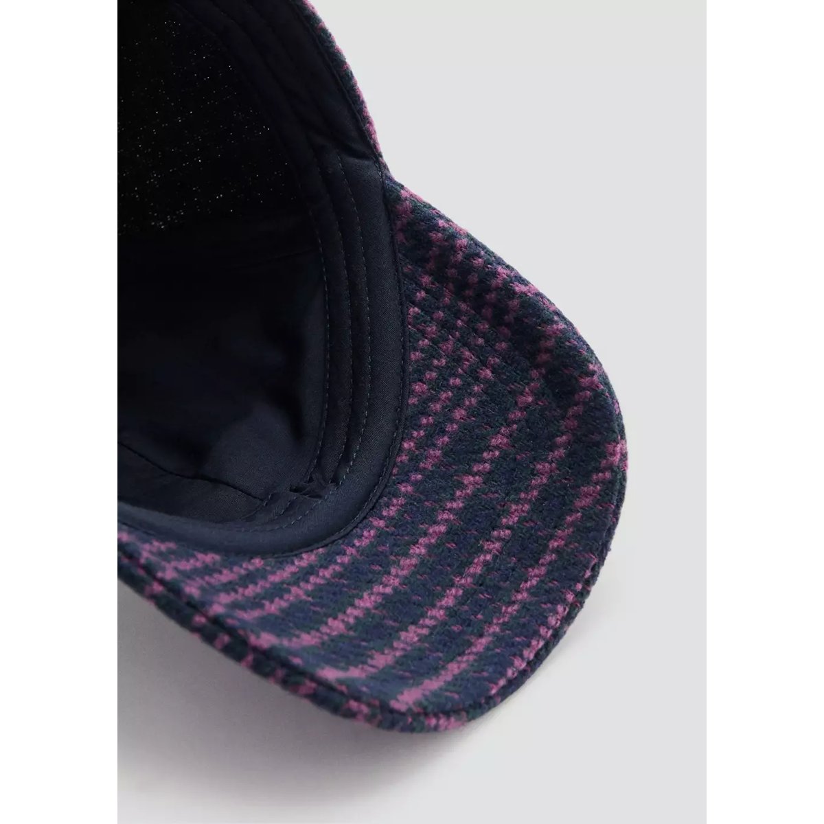 Casquette en drap de laine brodée bleu marine, MANGO KIDS