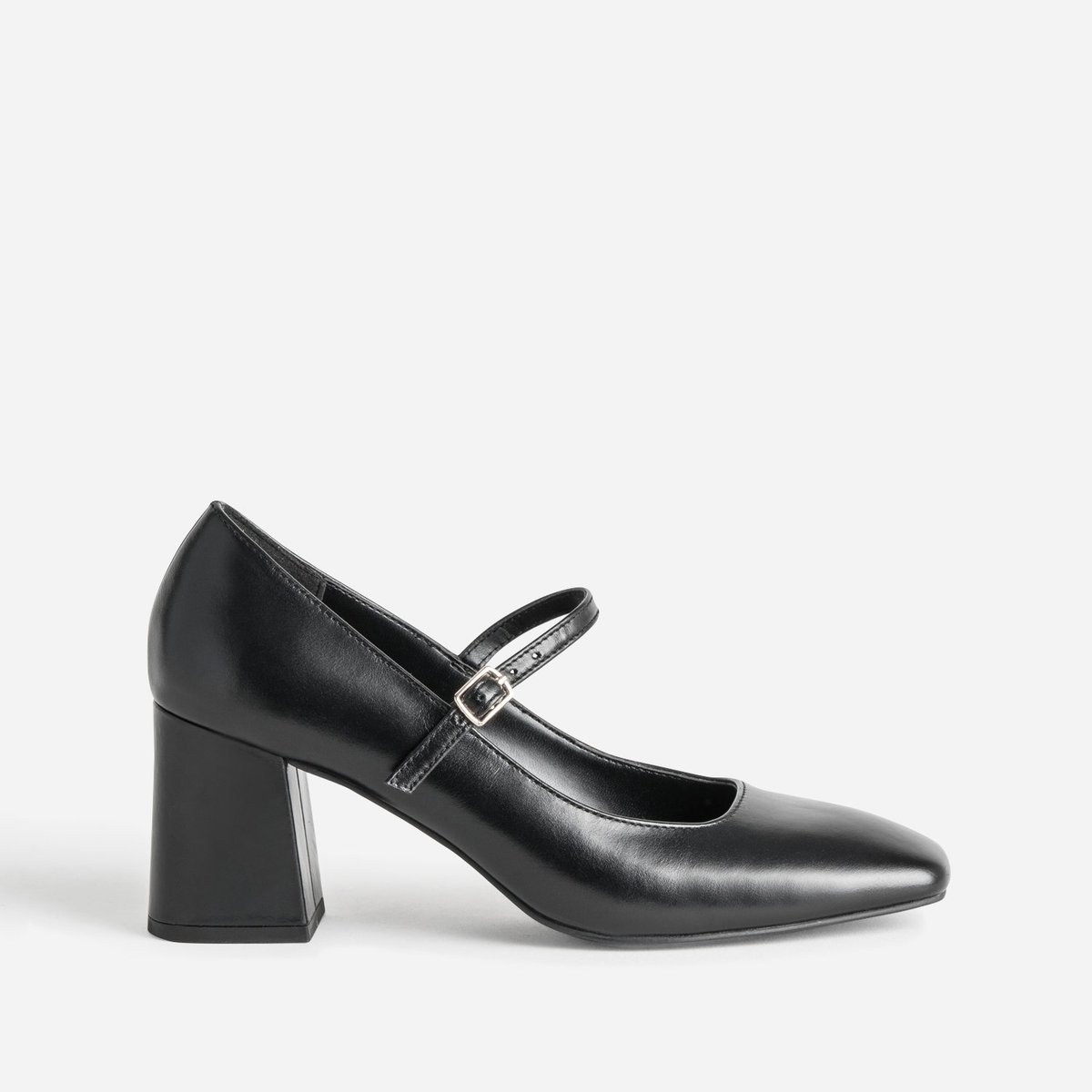 Escarpin en cuir AMBRE noir, ERAM