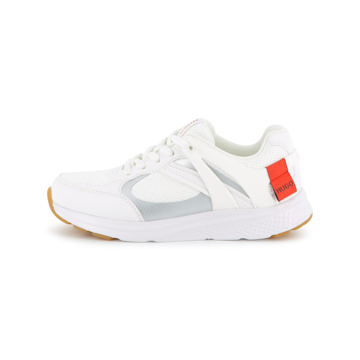 Basket à lacets blanc, HUGO KIDSWEAR