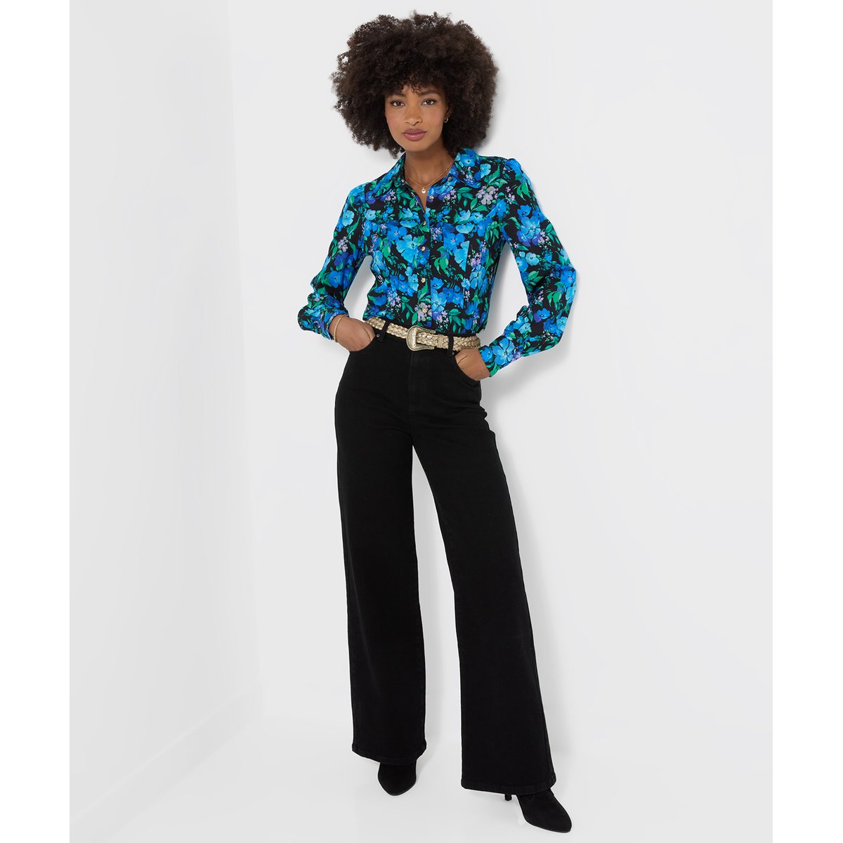 Blouse Fleurie Remarquable Helena multicolore, JOE BROWNS