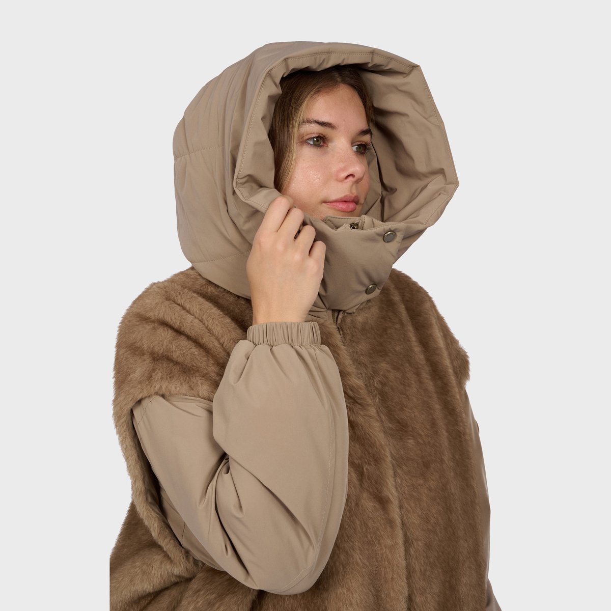 Blouson bomber à capuche ETNA carreaux, OAKWOOD