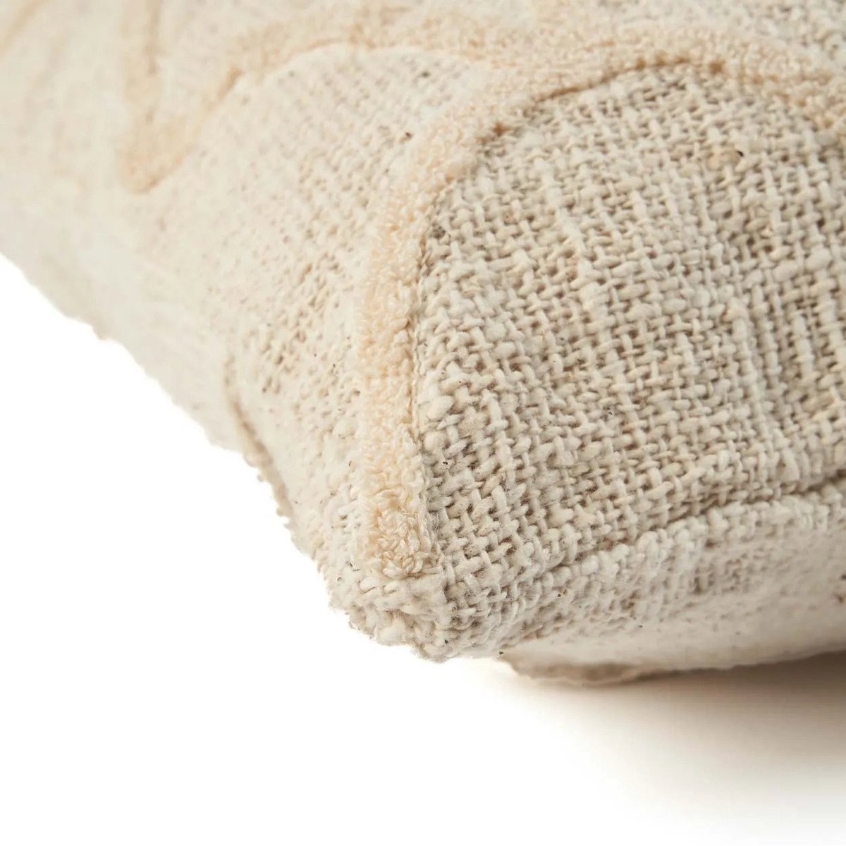 Housse de coussin en coton SAHARA beige, BAZAR BIZAR