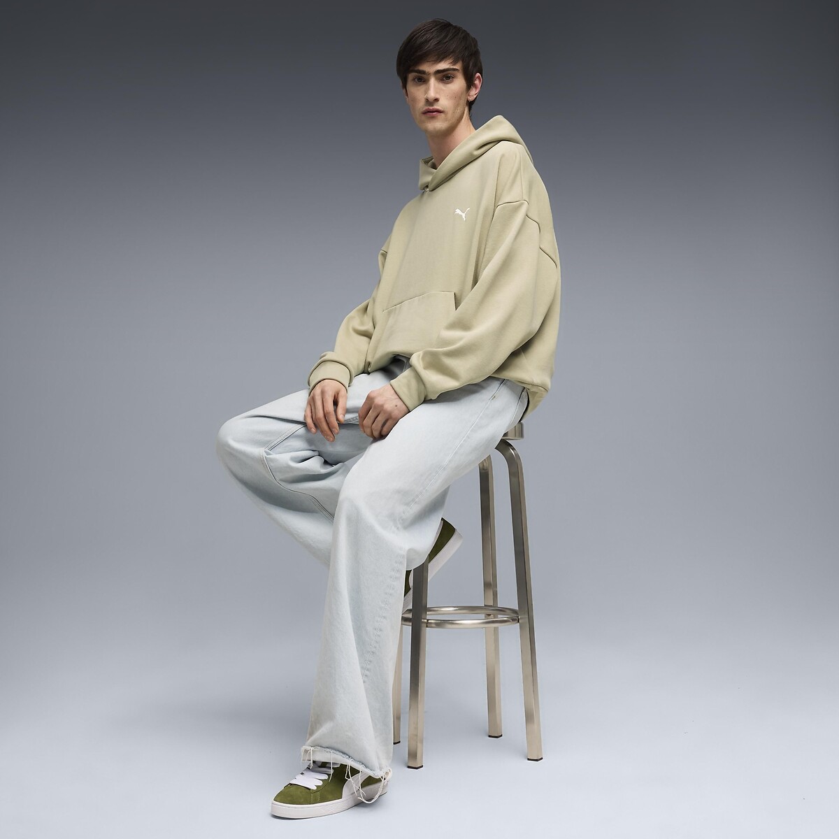 Boxy hoodie beige , PUMA