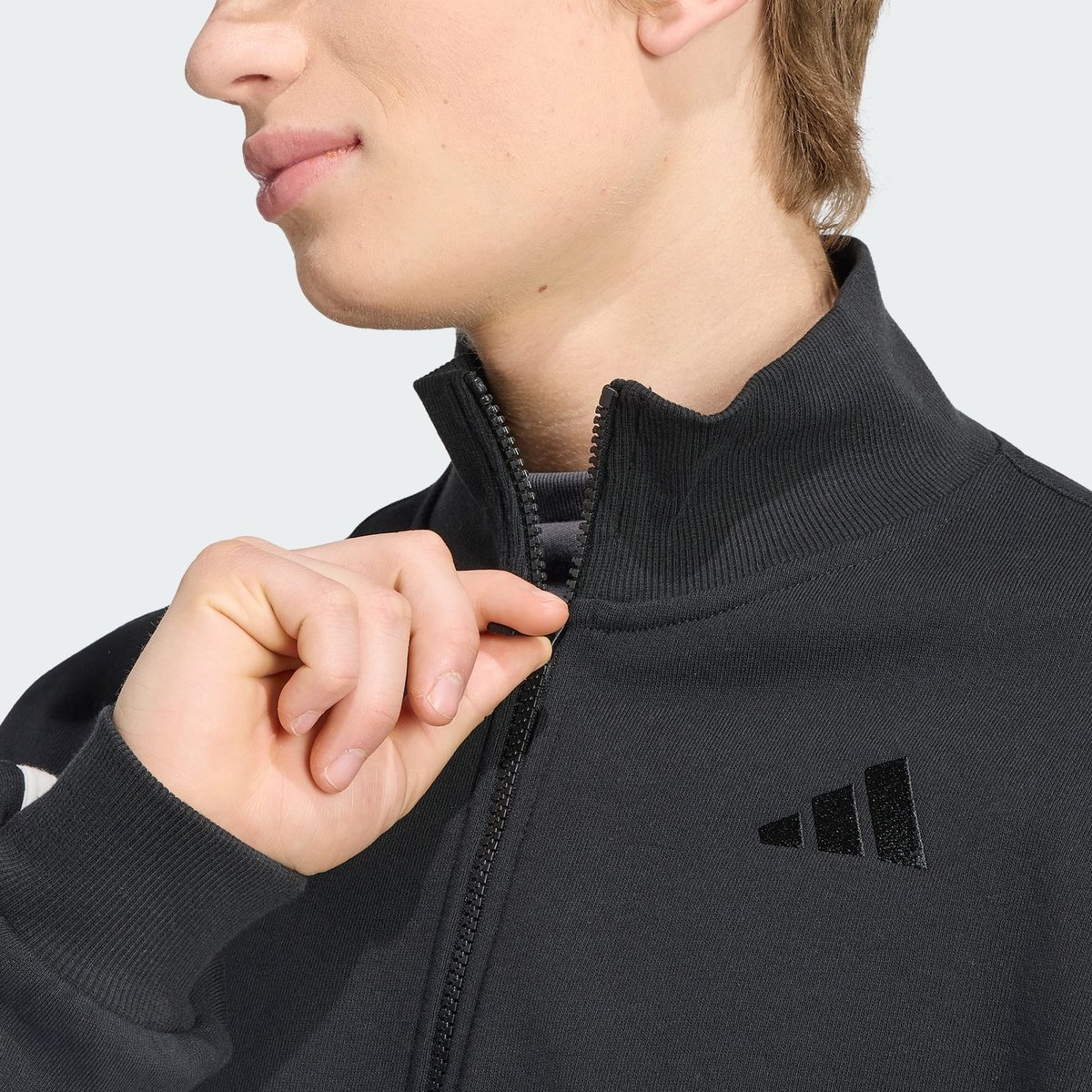 Veste De Survêtement Adidas Kit 3-Stripes Veste De Survêtement Adidas Kit 3-Stripes black / off white, ADIDAS SPORTSWEAR