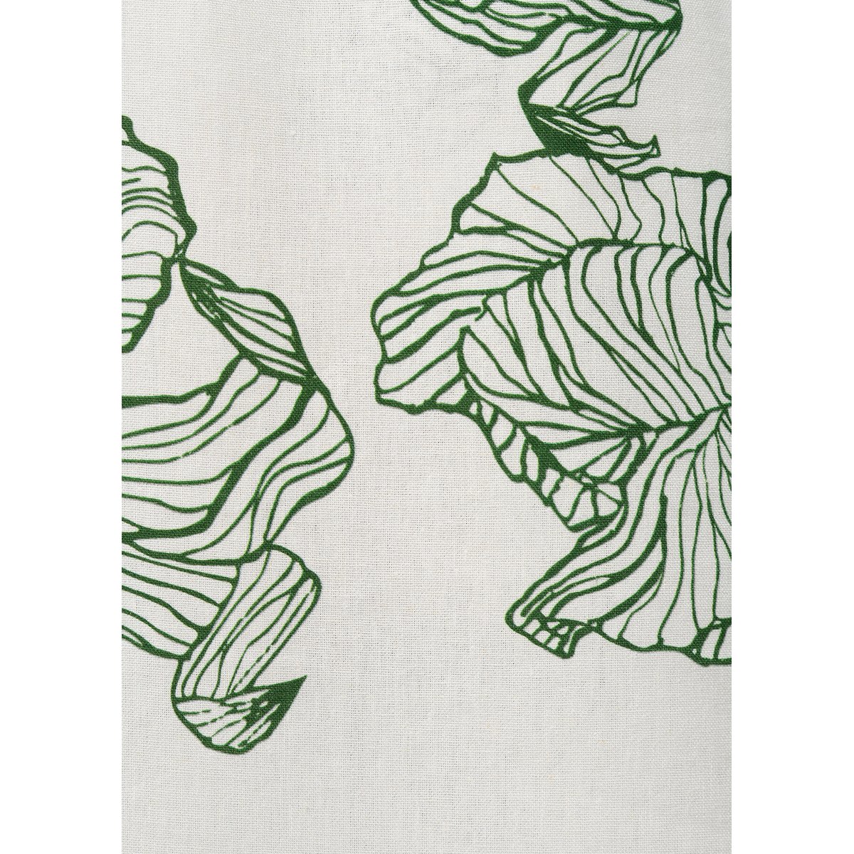 Robe chemise imprimée off white/vert mousse, HUMILITY