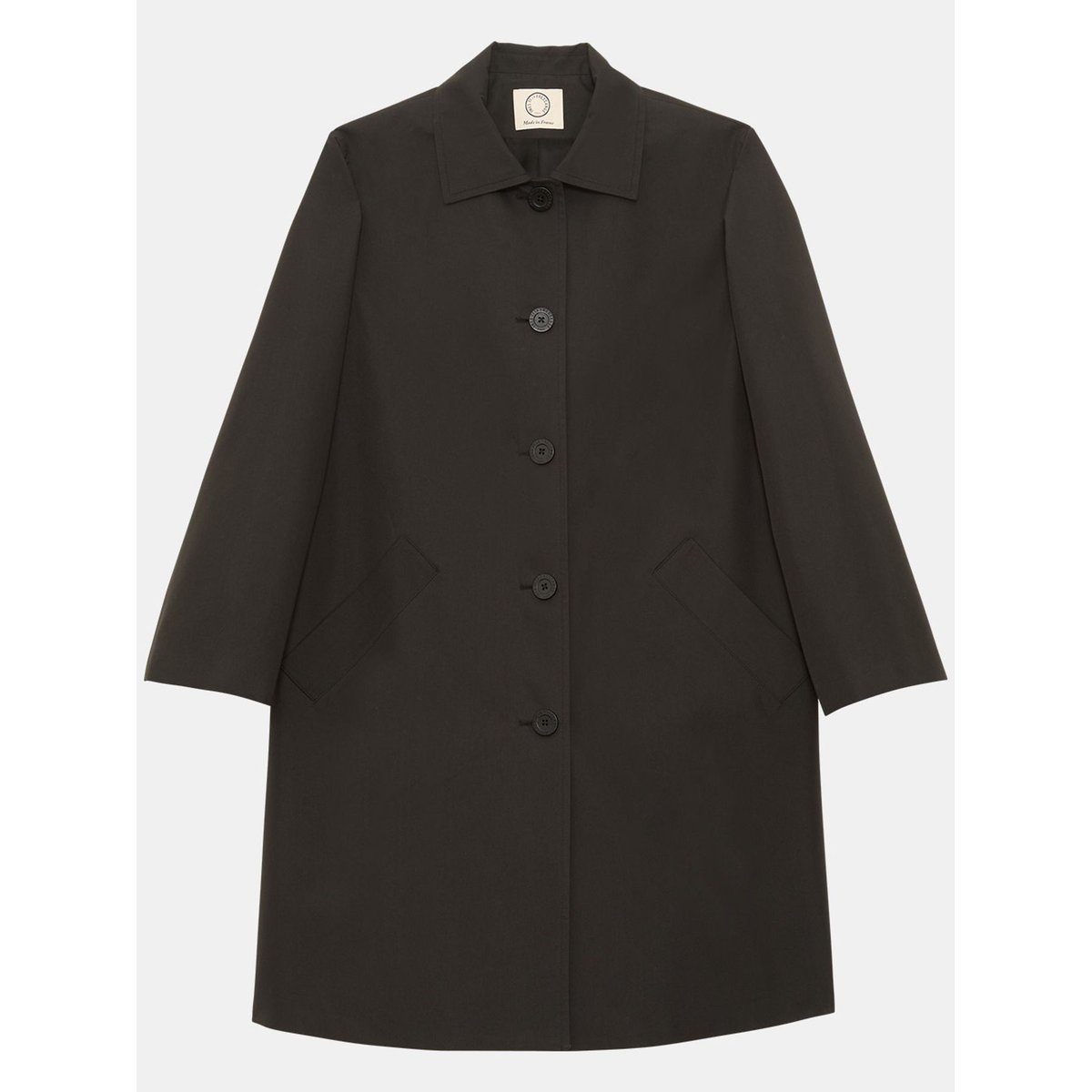 Manteau Zola noir, INES DE LA FRESSANGE PARIS