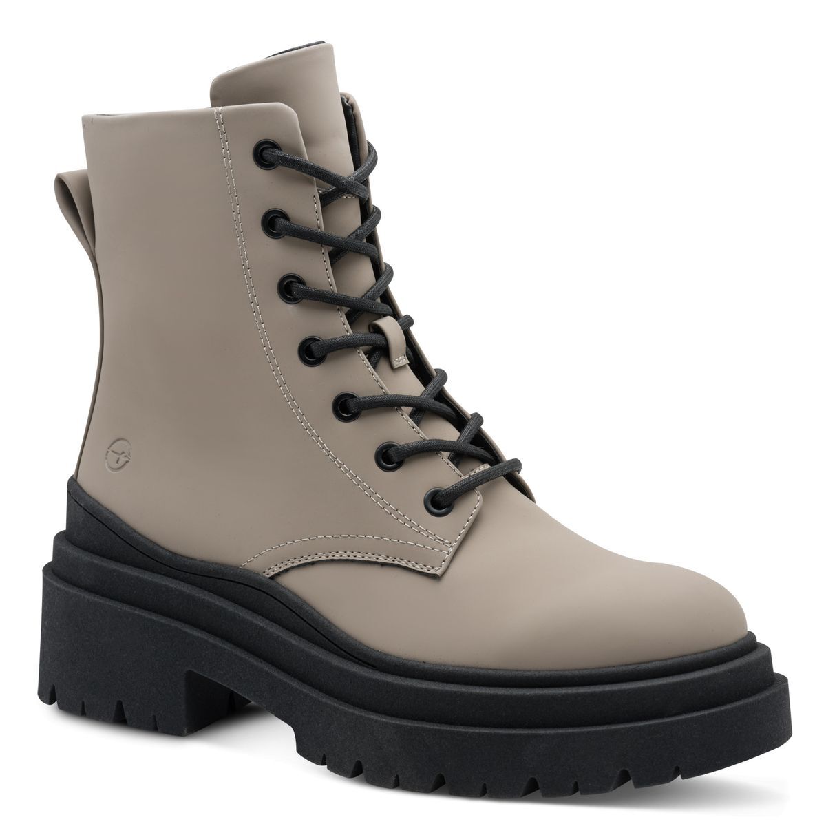 Bottine zippée marron taupe, TAMARIS