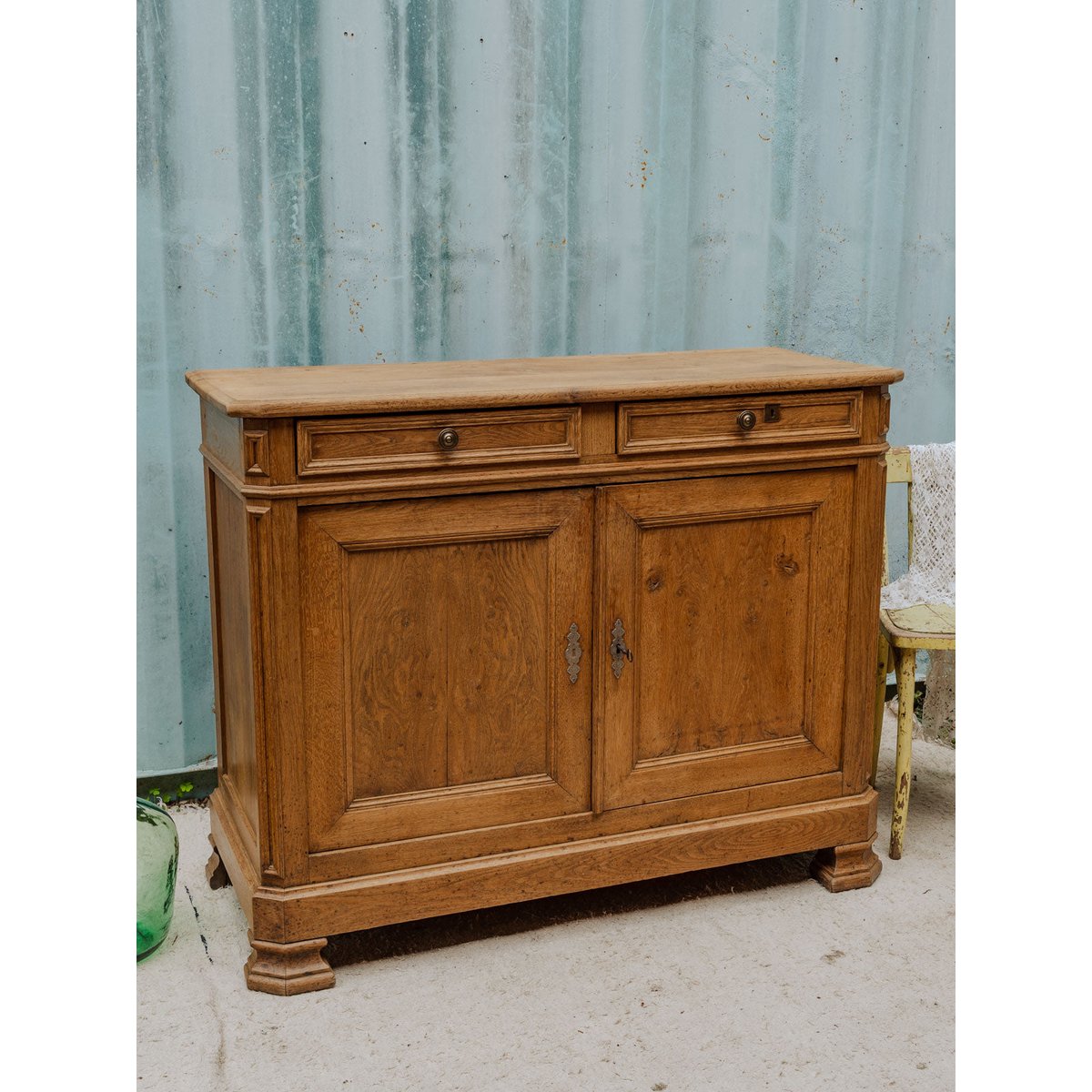 Buffet en bois Gilbert N°1528 - Bon état bois clair, DEBONGOUT