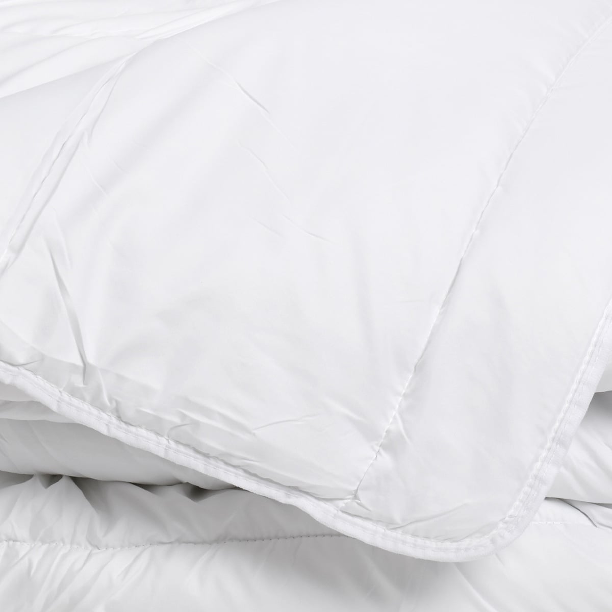 Couette été légère enveloppe COTON BIO blanc, BLEU CALIN