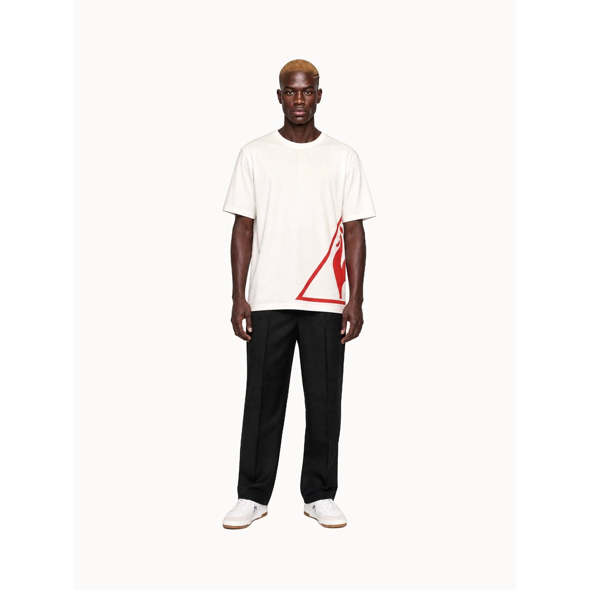 T-shirt oversize L'Amour du Sport en jersey de coton L'AMOUR DU SPORT marshmallow, LE COQ SPORTIF