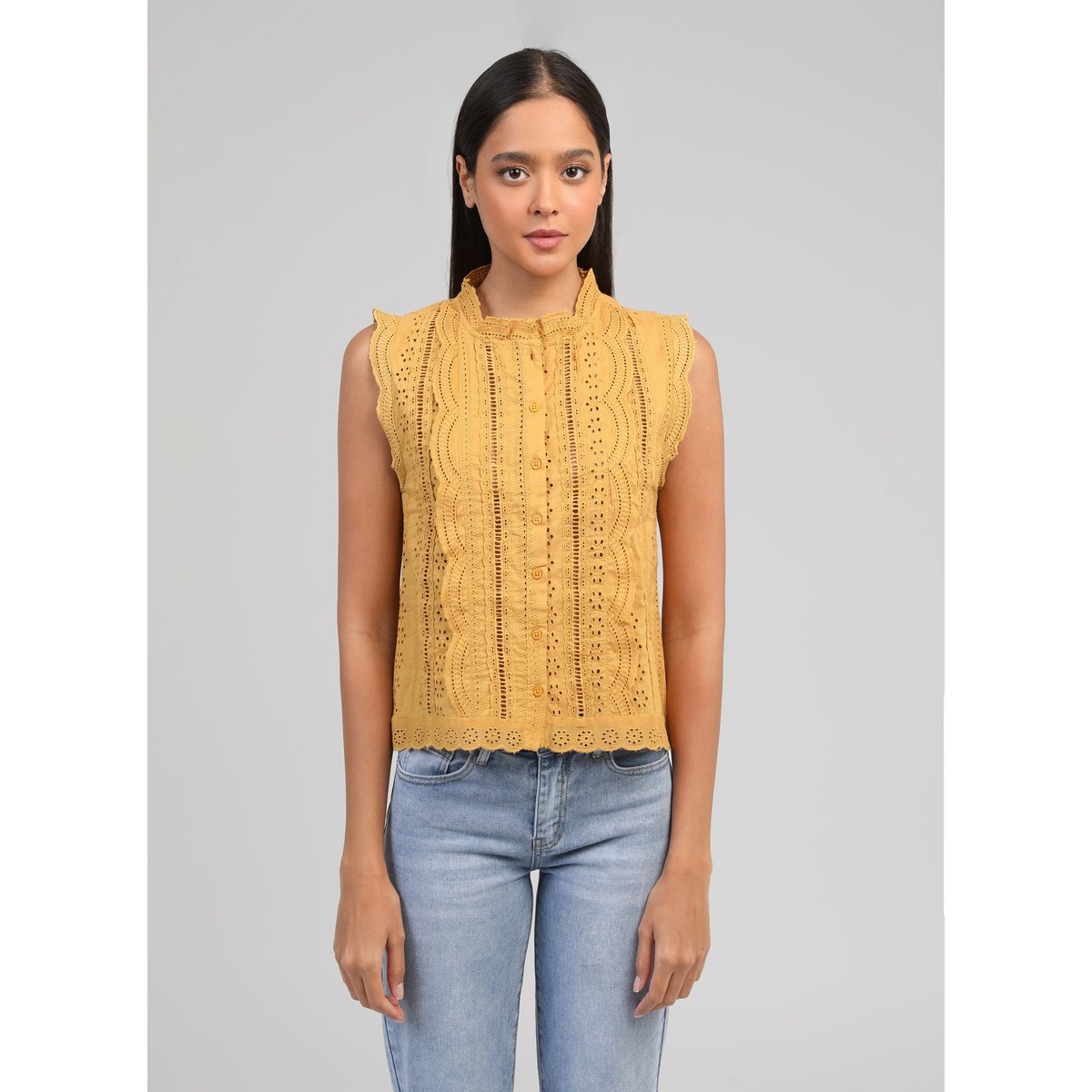 Chemise SUZAYA ocre, AN'GE