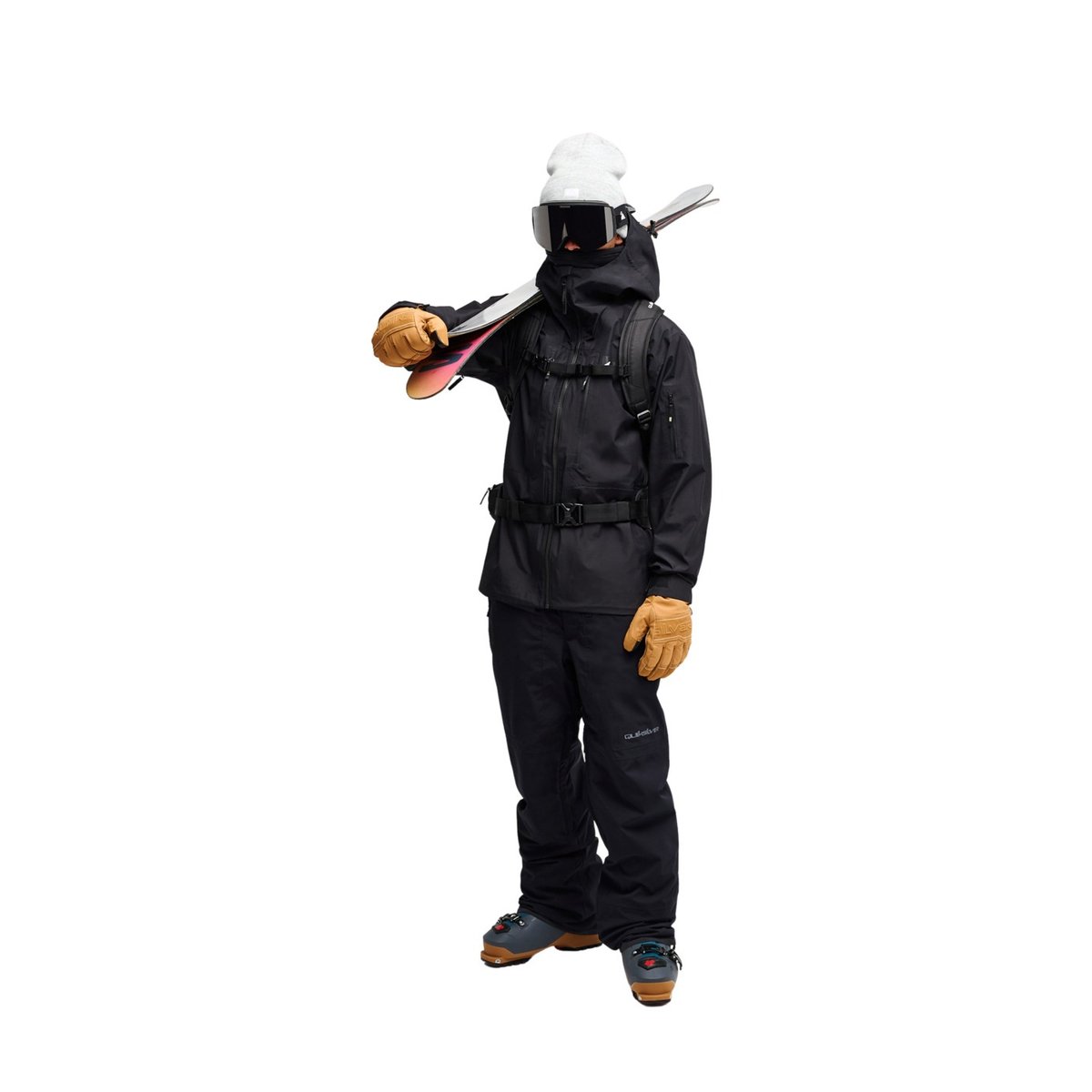 Veste de snow technique OVERCAST 3L 20K noir black, QUIKSILVER