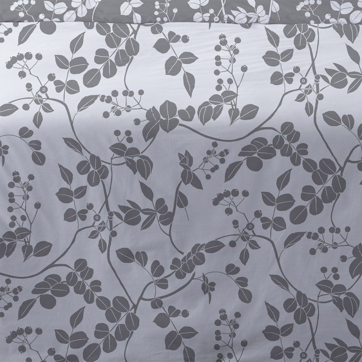 Housse De Couette 240x220 Yuka Gris + 2 Taies gris, DECORATIE