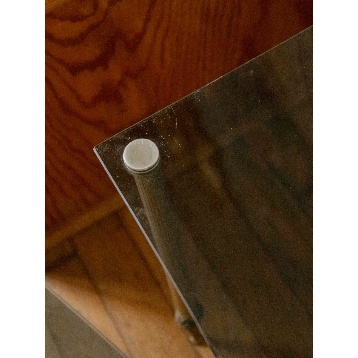 Table gigogne en verre fumé Barbara N°194 - Bon état fumé, DEBONGOUT