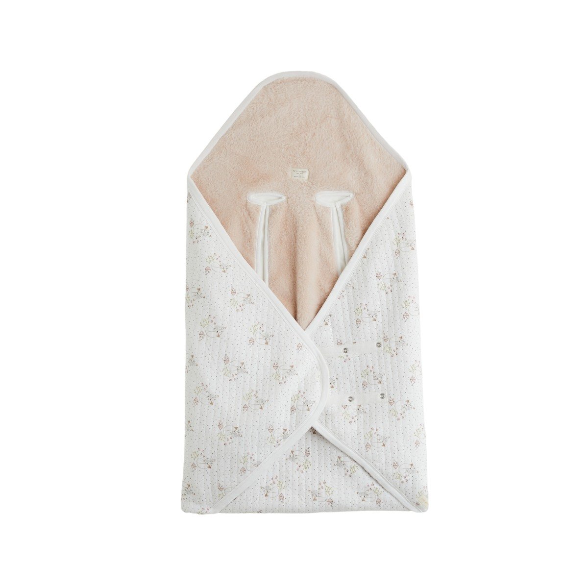 Couverture de voyage bébé Doucette rose, PETIT BEGUIN