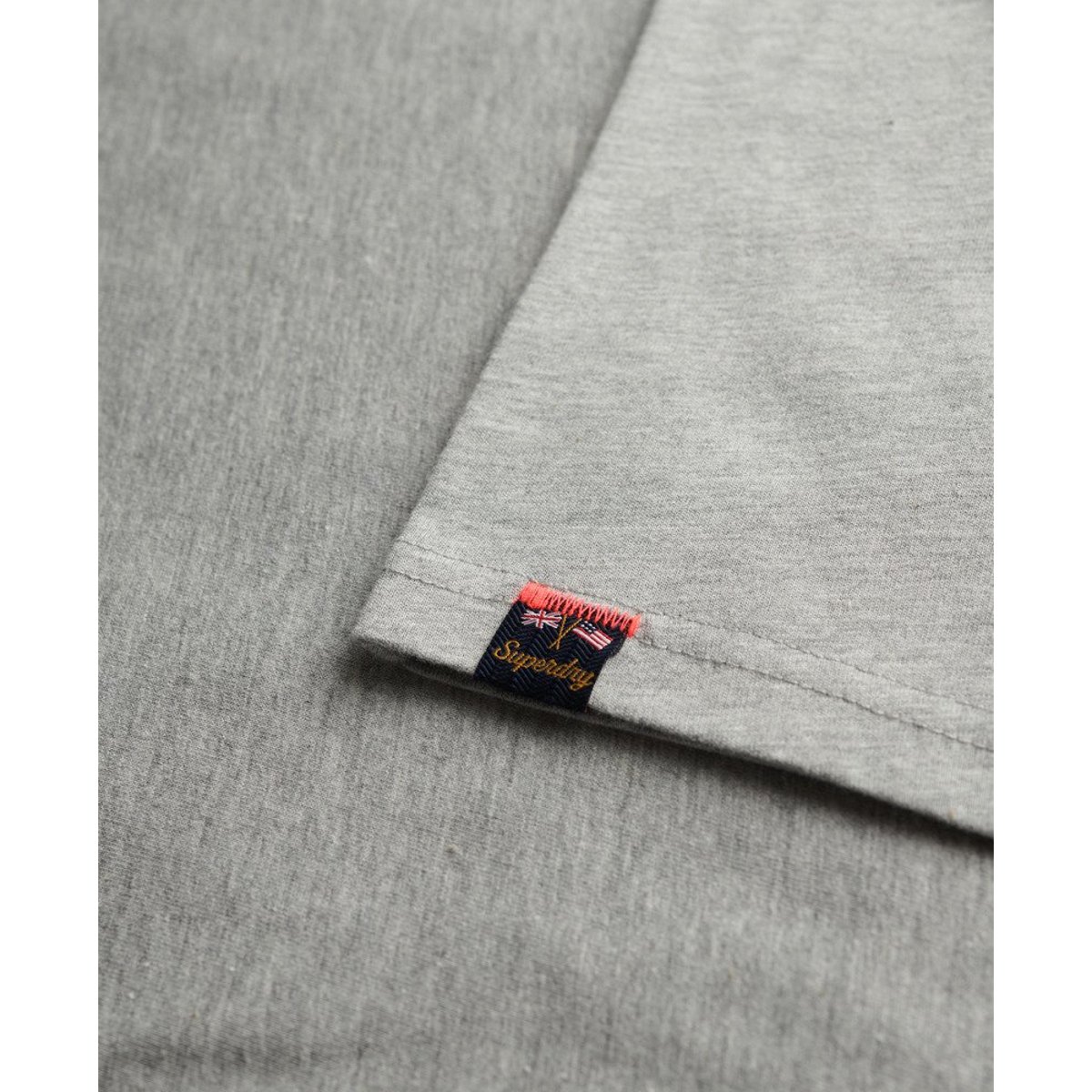 T-shirt à poche Athletic Essential gris chiné, SUPERDRY