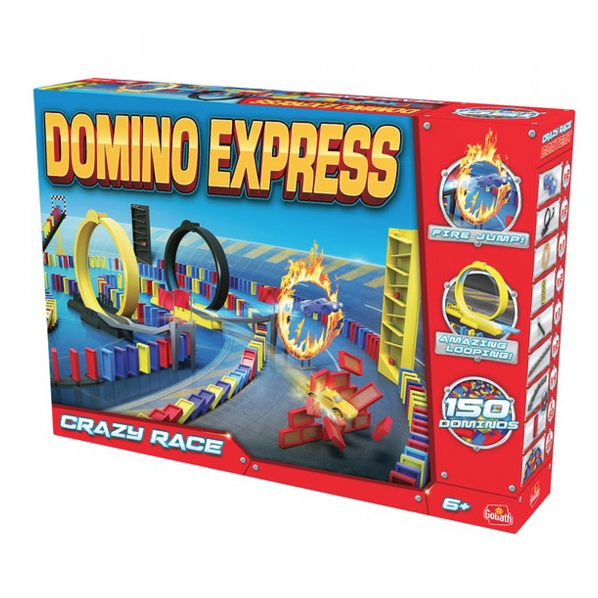 Domino Express Crazy Race - rouge, GOLIATH