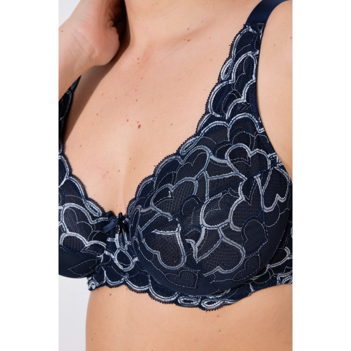 Soutien-gorge à armatures bleu nuit, ULLA POPKEN