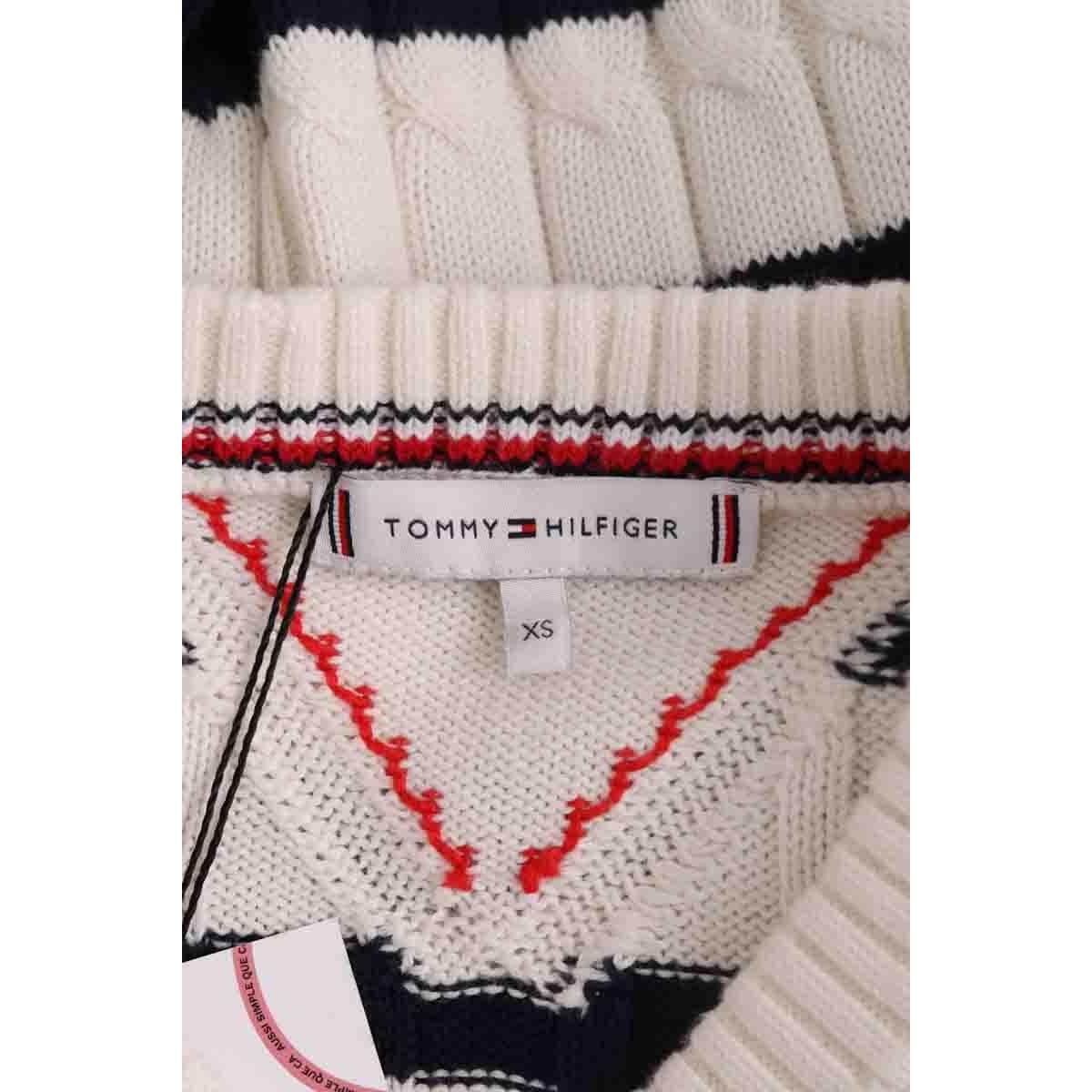 Pull - Très Bon État blanc, TOMMY HILFIGER