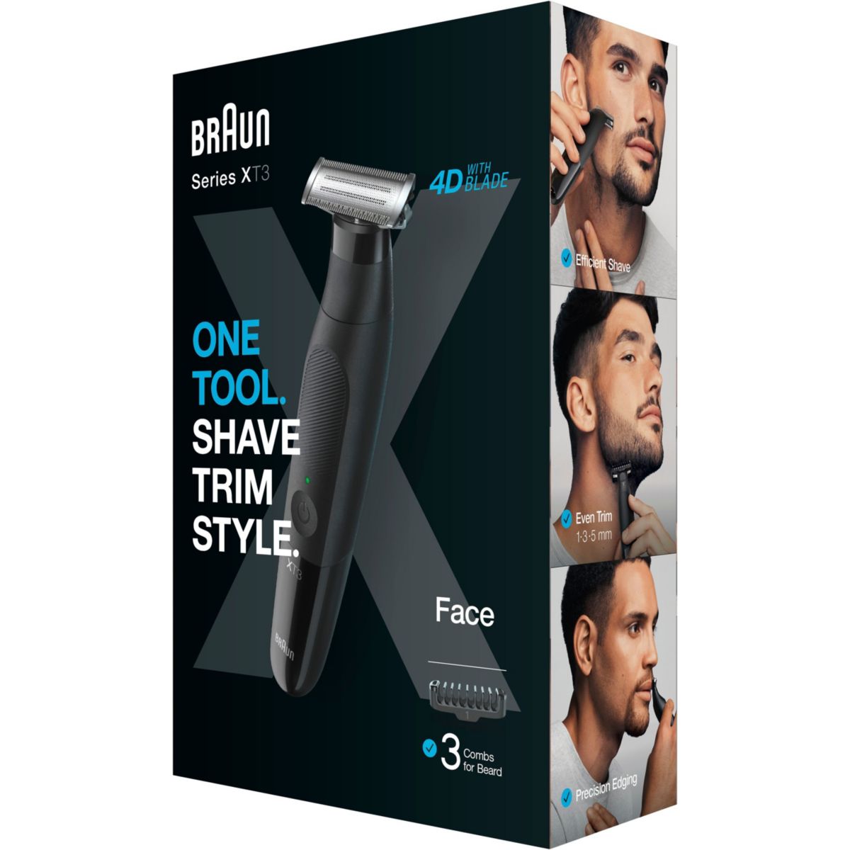 Tondeuse barbe Series X XT 3100 noir, BRAUN