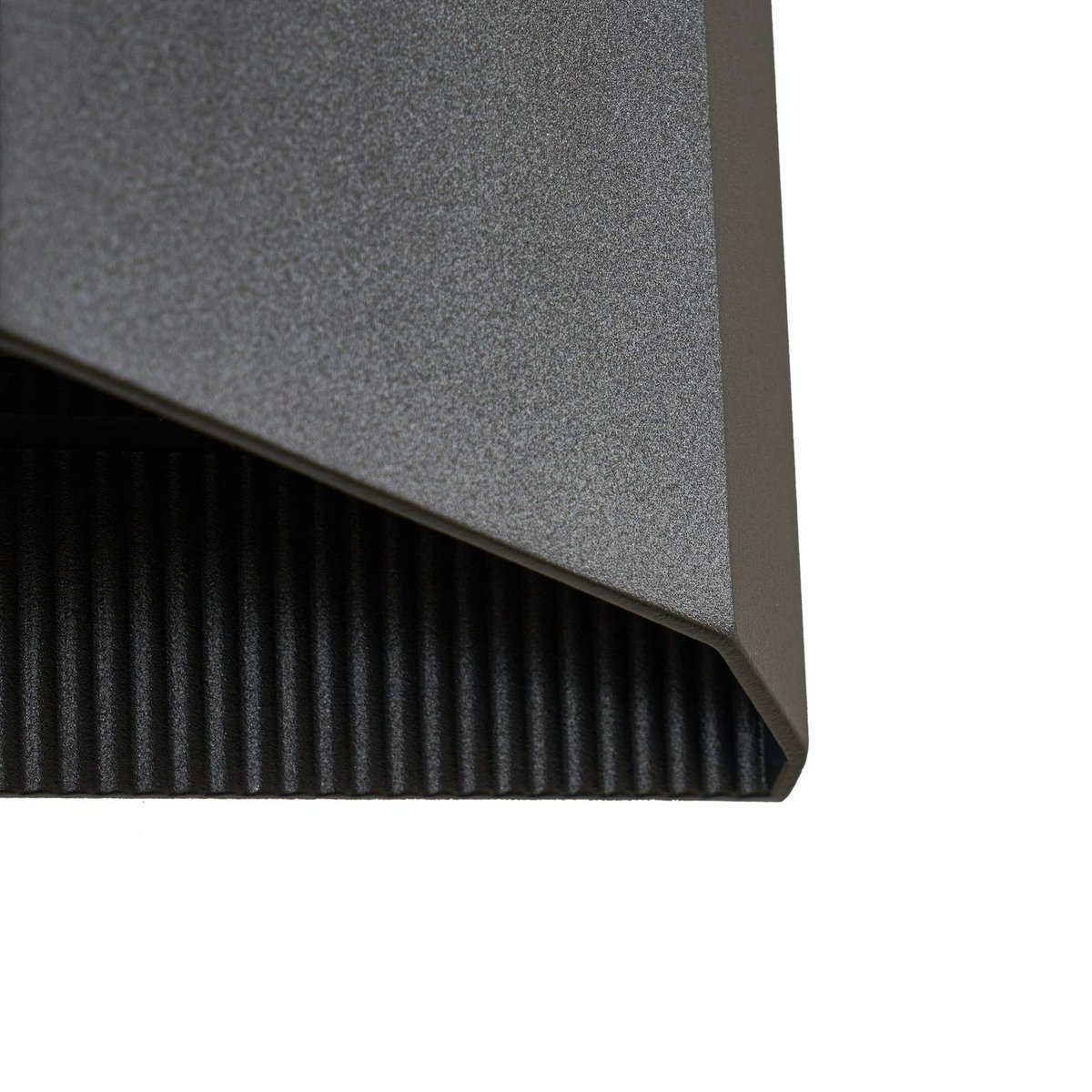 Applique extérieure en métal moderneLED noir, LINDBY