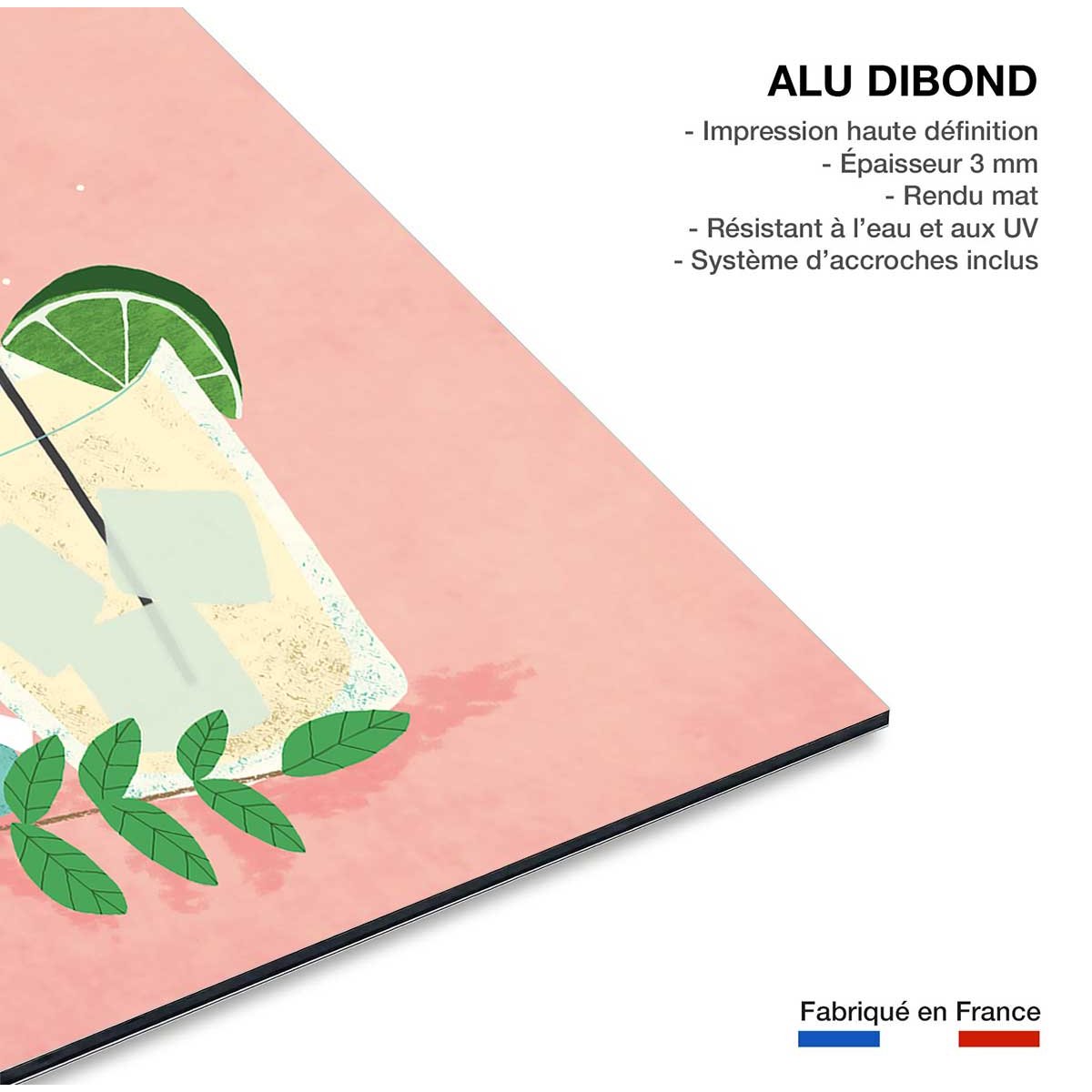 Tableau let's the celebration tableau alu dibond, HEXOA