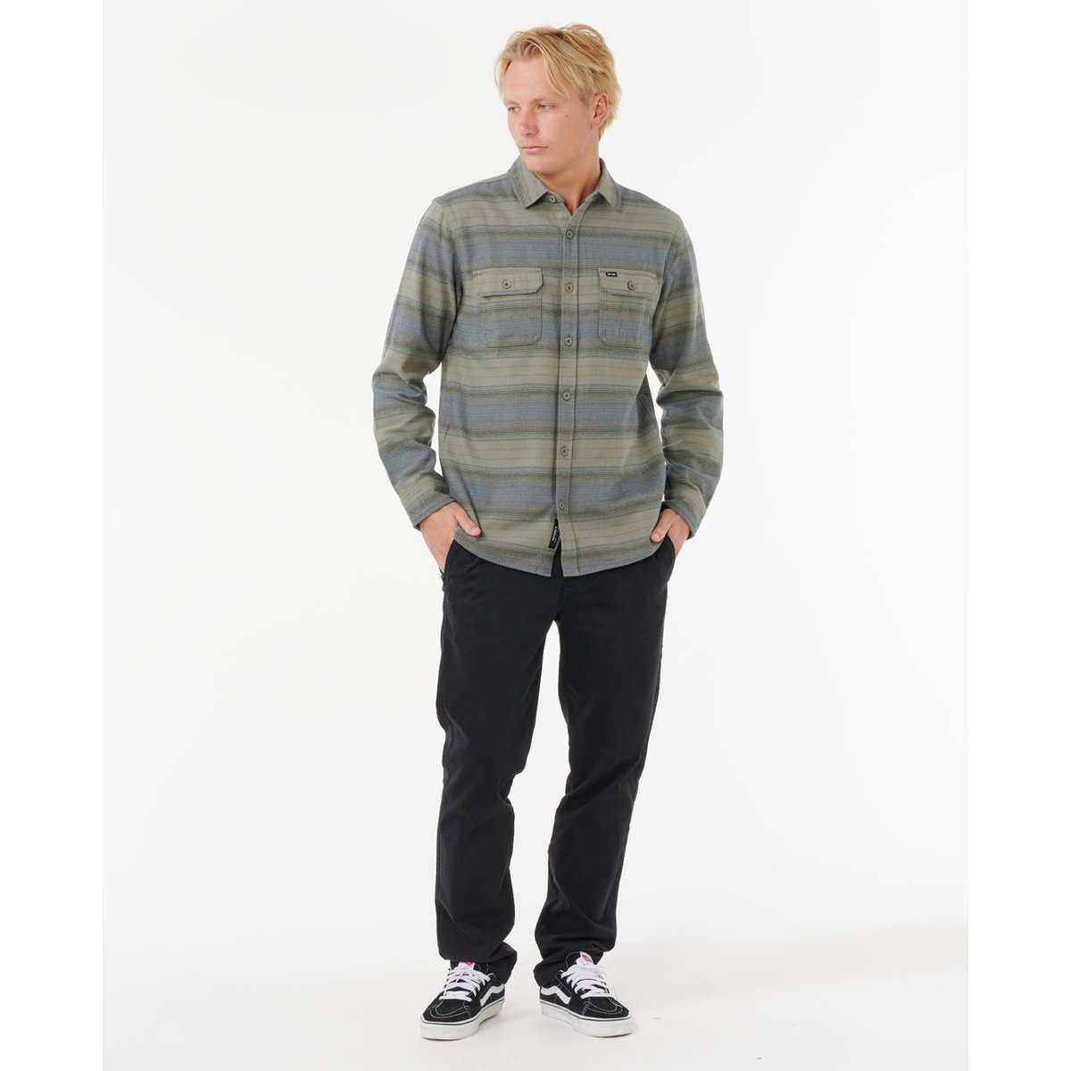 Chemise en flanelle LINE UP cactus profond, RIP CURL