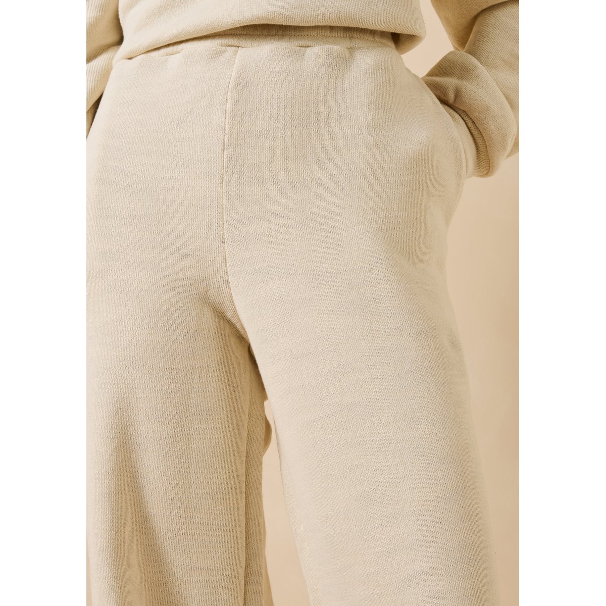 Pantalon large en coton biologique ecru, LA FEE MARABOUTEE