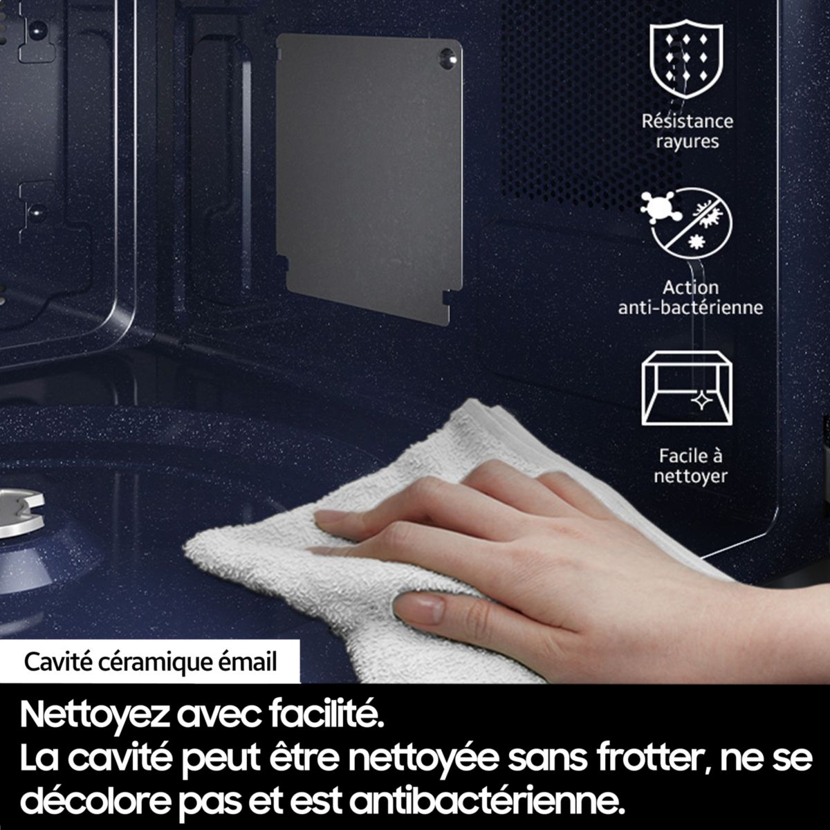 Micro ondes grill MG23K3515AK/EF noir, SAMSUNG