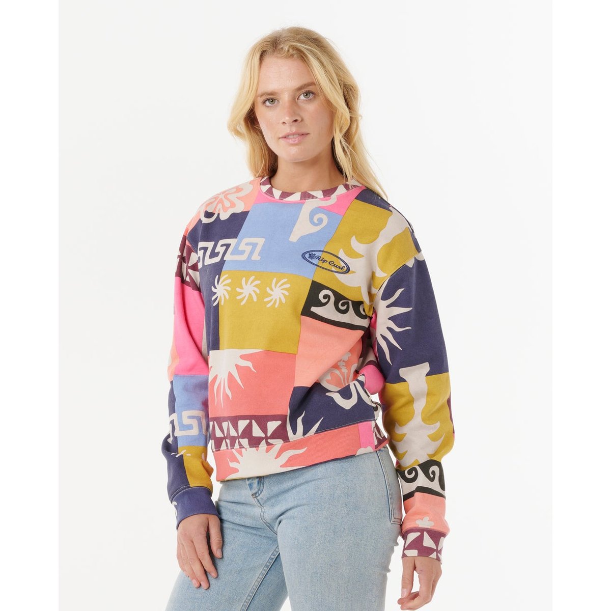 Sweat à cold rond KEEPSAKES multico, RIP CURL
